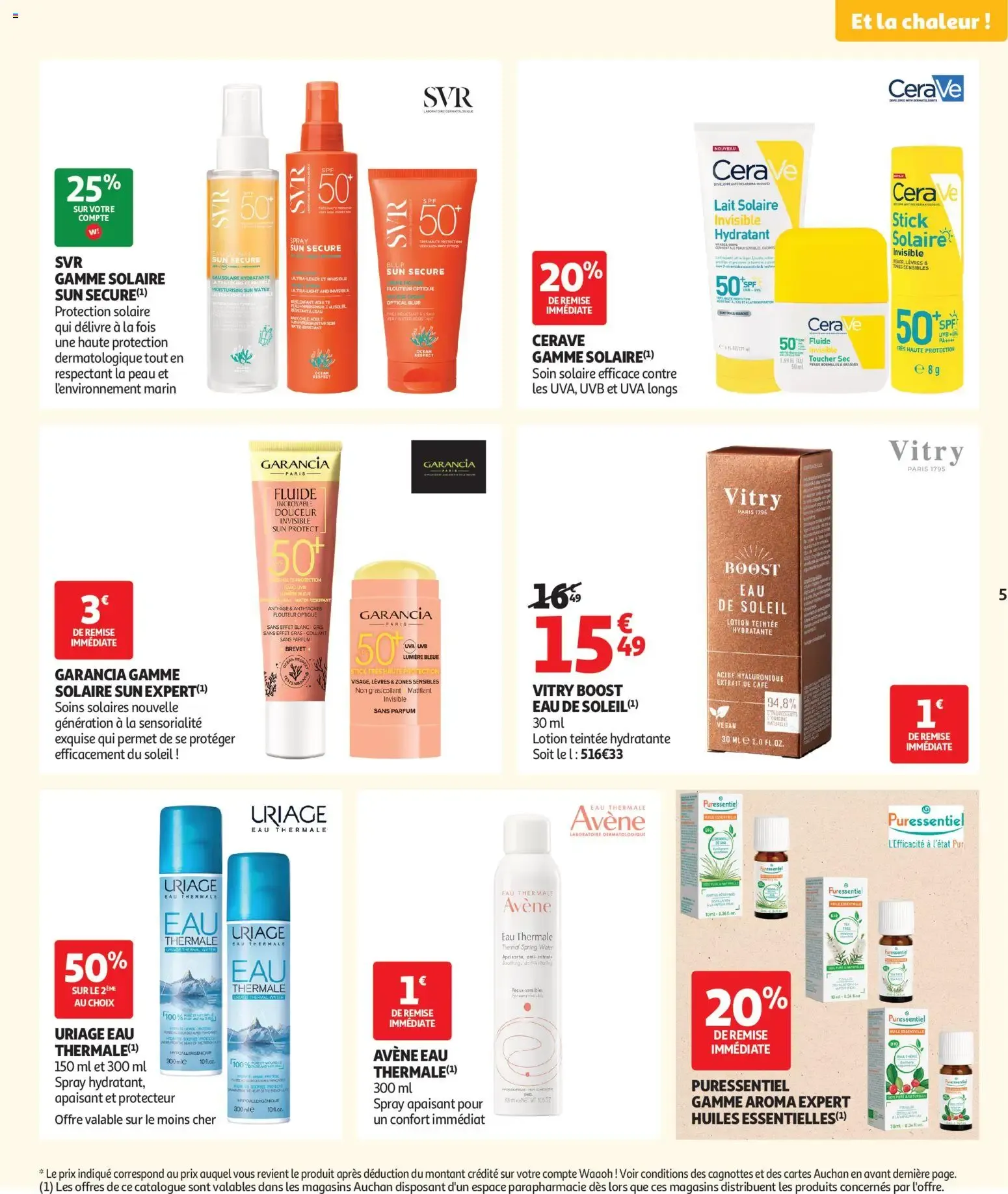 Auchan Parapharmacie, beauté à partir du 02/06/2026 - promo en ligne du 2 juin au 24 juin 2026 - Catalogue page 5