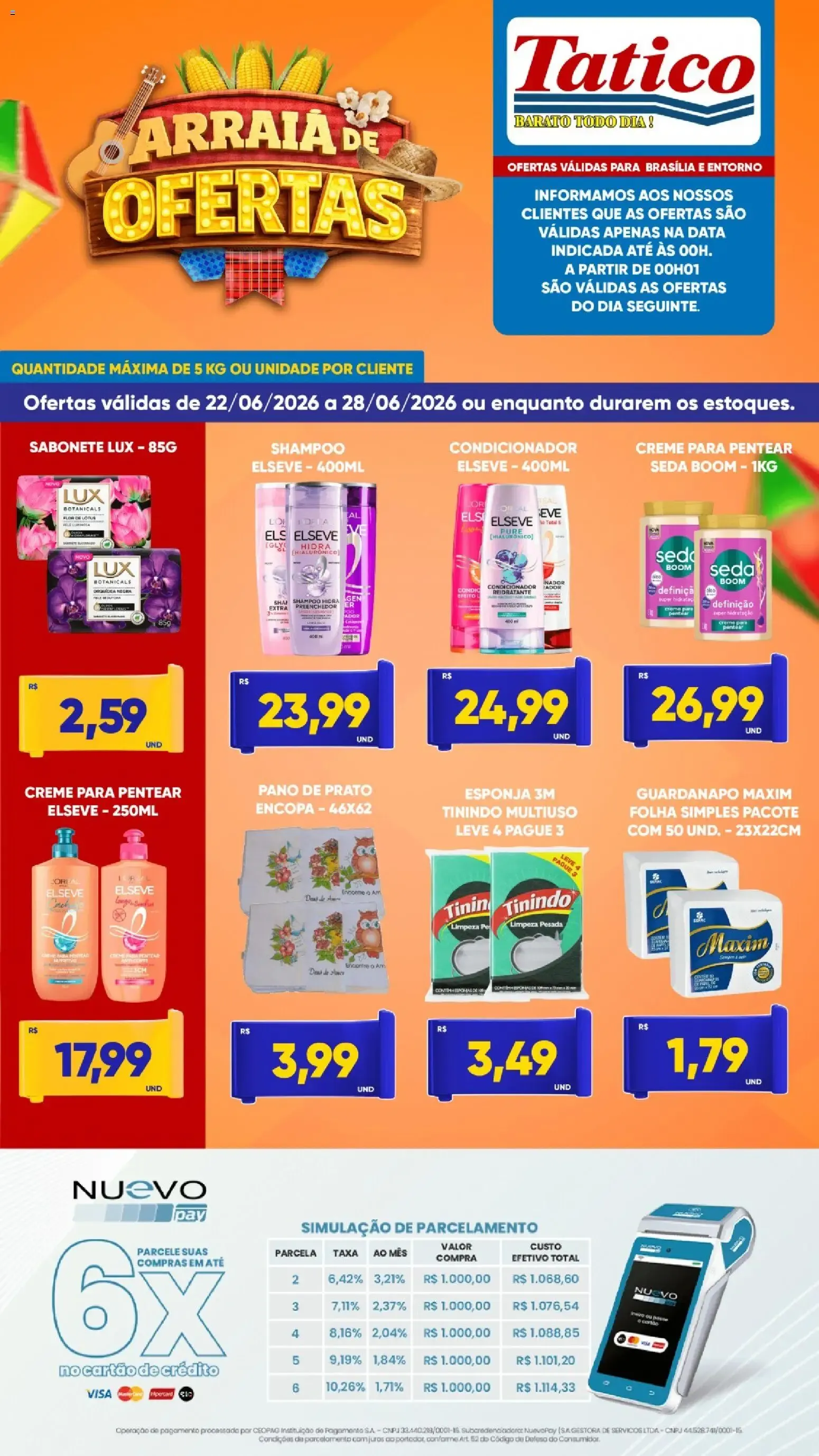 Encarte de Tatico - Arraia de Ofertas 22 de junho até 28 de junho 2026 - Pagina 9