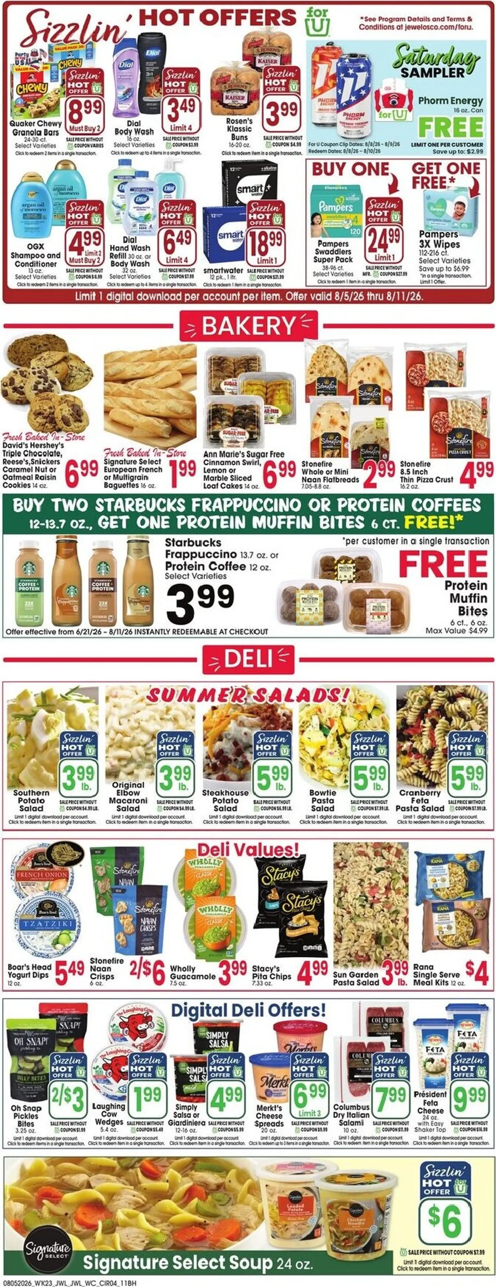 Weekly ad Current Jewel-Osco leaflet valid from Wednesday 08/05/2026 to Tuesday 08/11/2026 from August 5 to August 11 2026 - Page 4