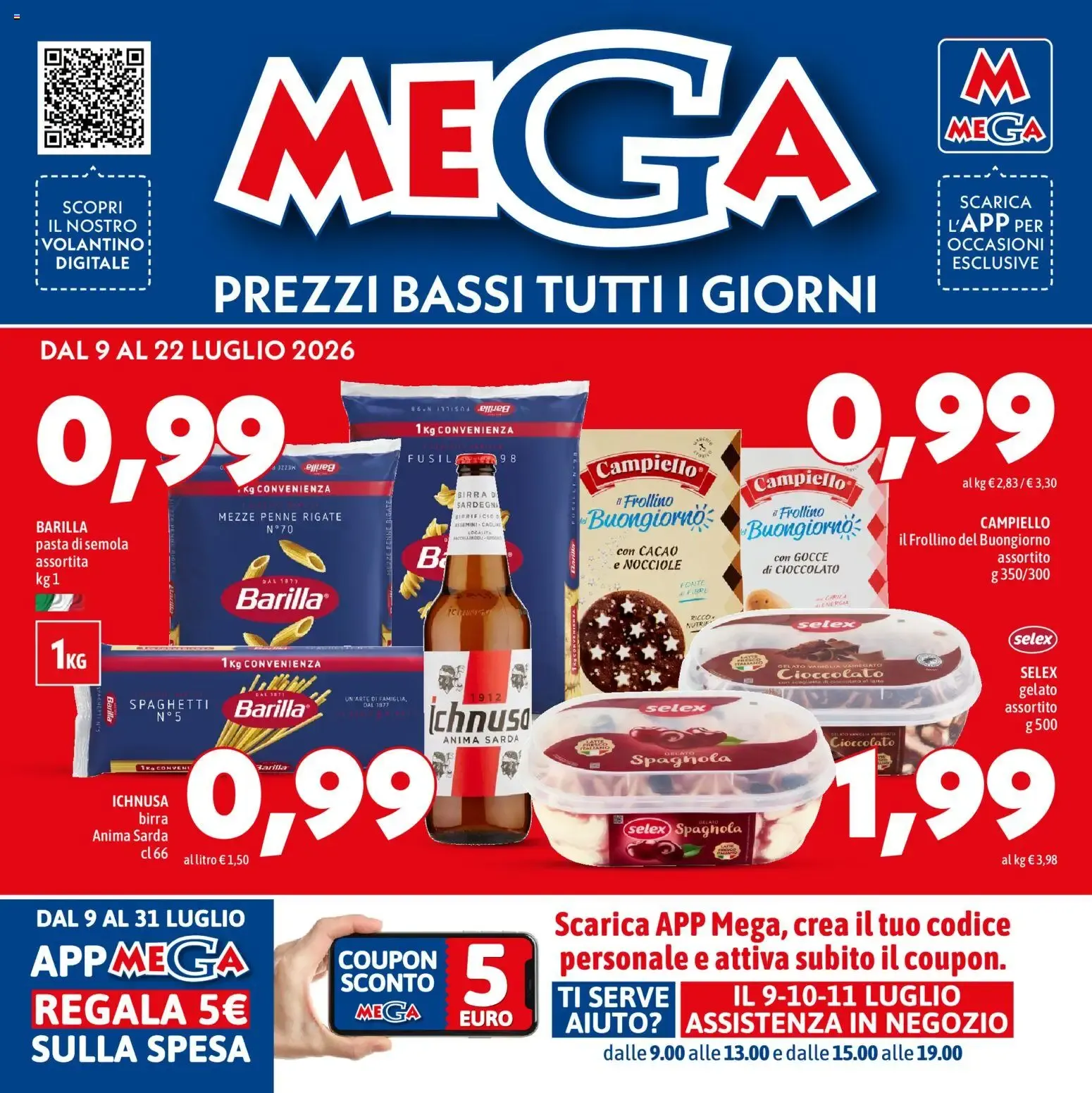 Mega volantino dal 09/07/2026 - online Offerte da 9 luglio a 22 luglio di 2026 - Pagina del volantino 1