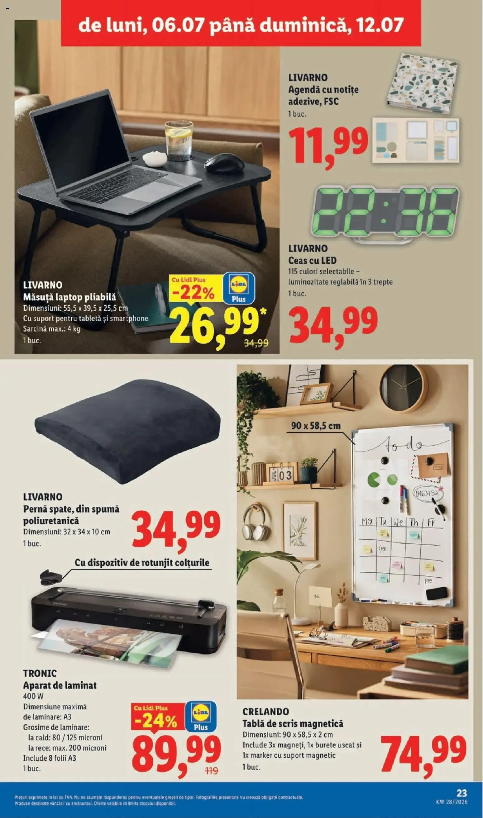 Catalog Catalog LIDL 06.07.2026 - Oferta și Revista online de la 6 iulie până la 12 iulie 2026 - Revista Pagina 23
