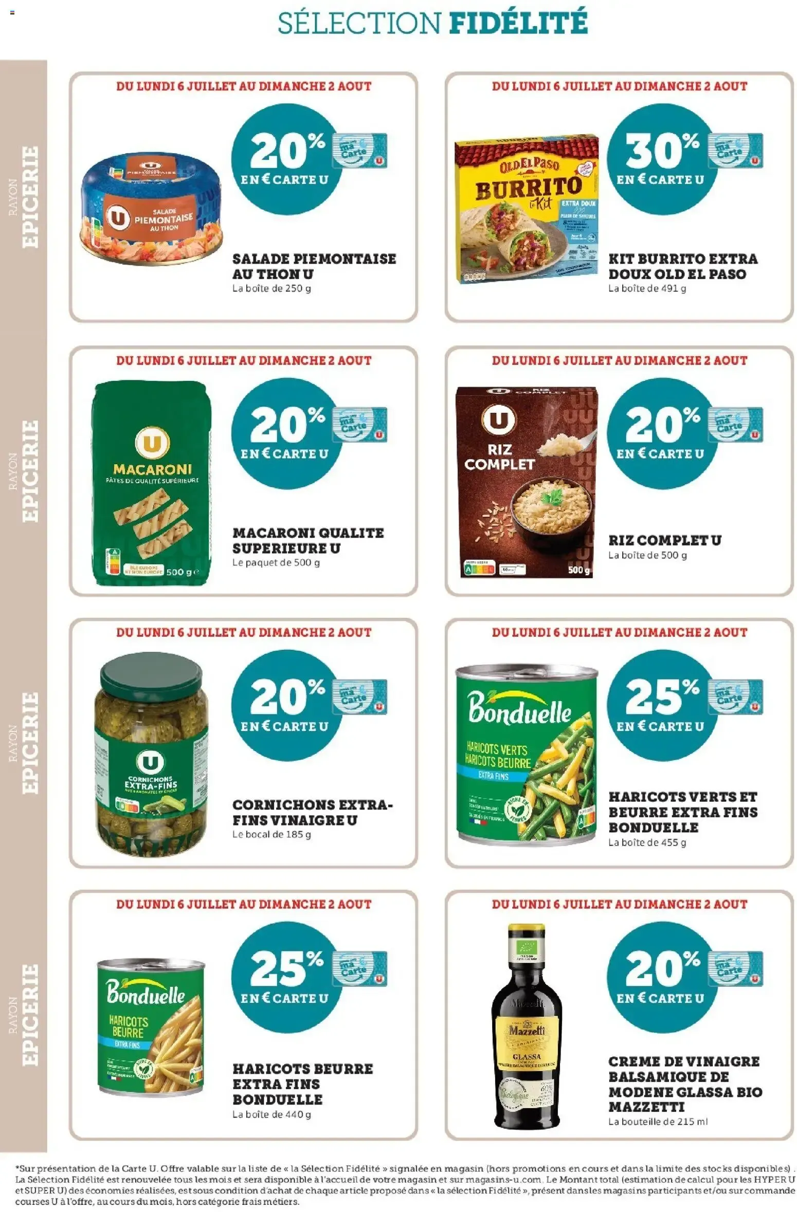U Express - Ma sélection Carte U Juillet à partir du 06/07/2026 - promo en ligne du 6 juillet au 2 août 2026 - Catalogue page 8