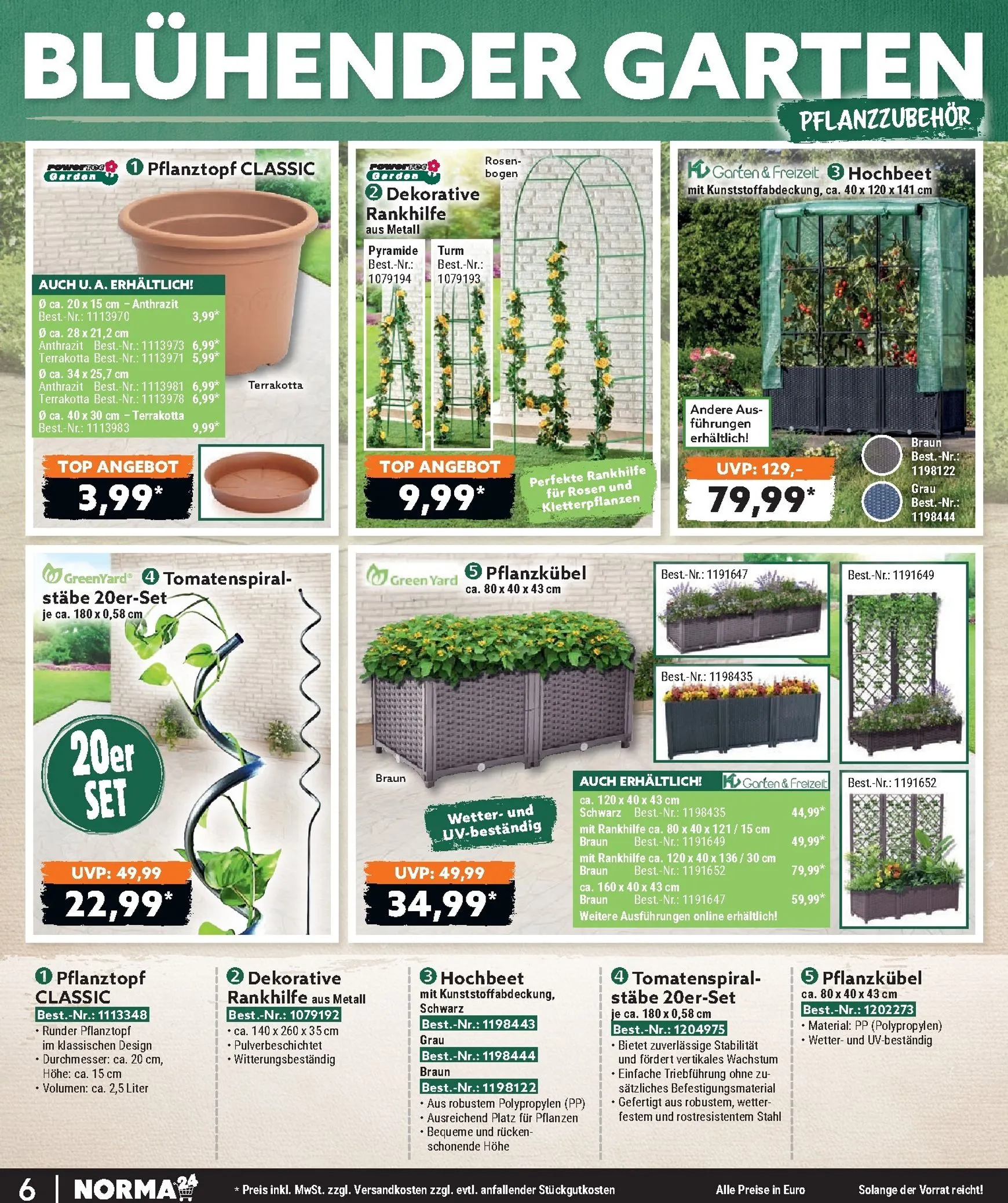 Norma - Bestellmagazin Prospekt – von Montag 01.06.2026 bis Dienstag 30.06.2026 von 1. Juni bis 30. Juni 2026 - Prospekt seite 6