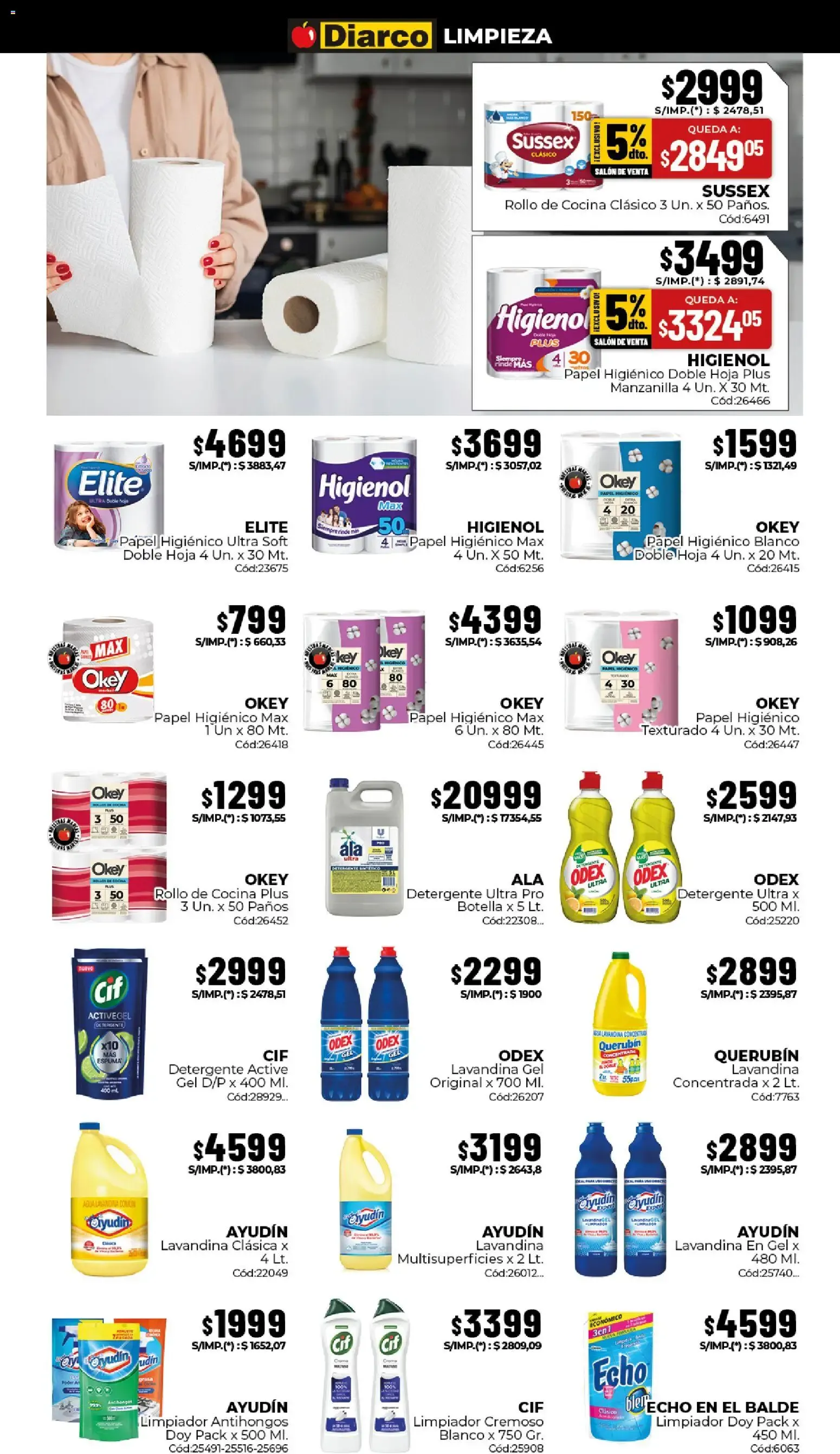 Ofertas de Diarco: ¡TODOS PUEDEN COMPRAR POR UNIDAD O CANTIDAD! 29 de junio al 3 de julio 2026 - Página 16 del catálogo
