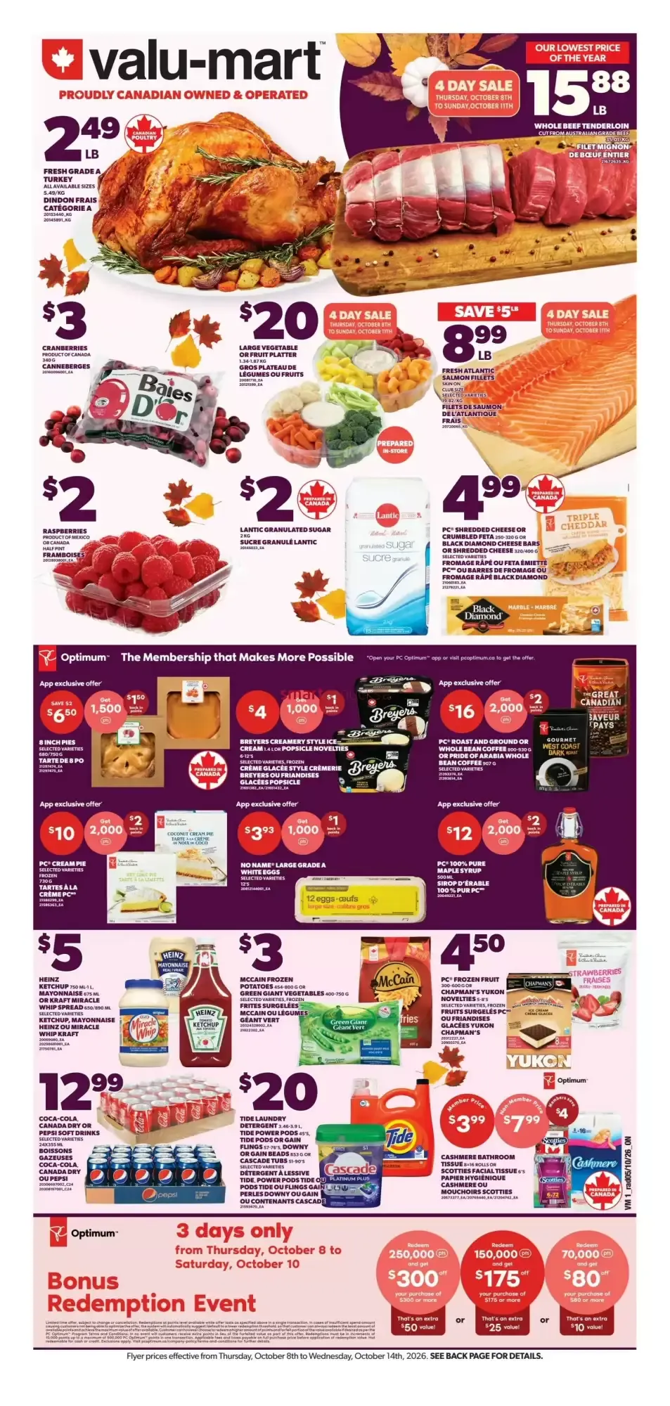 Valu-mart flyer week 41 from October 8 to October 14 2026 - flyer page 1