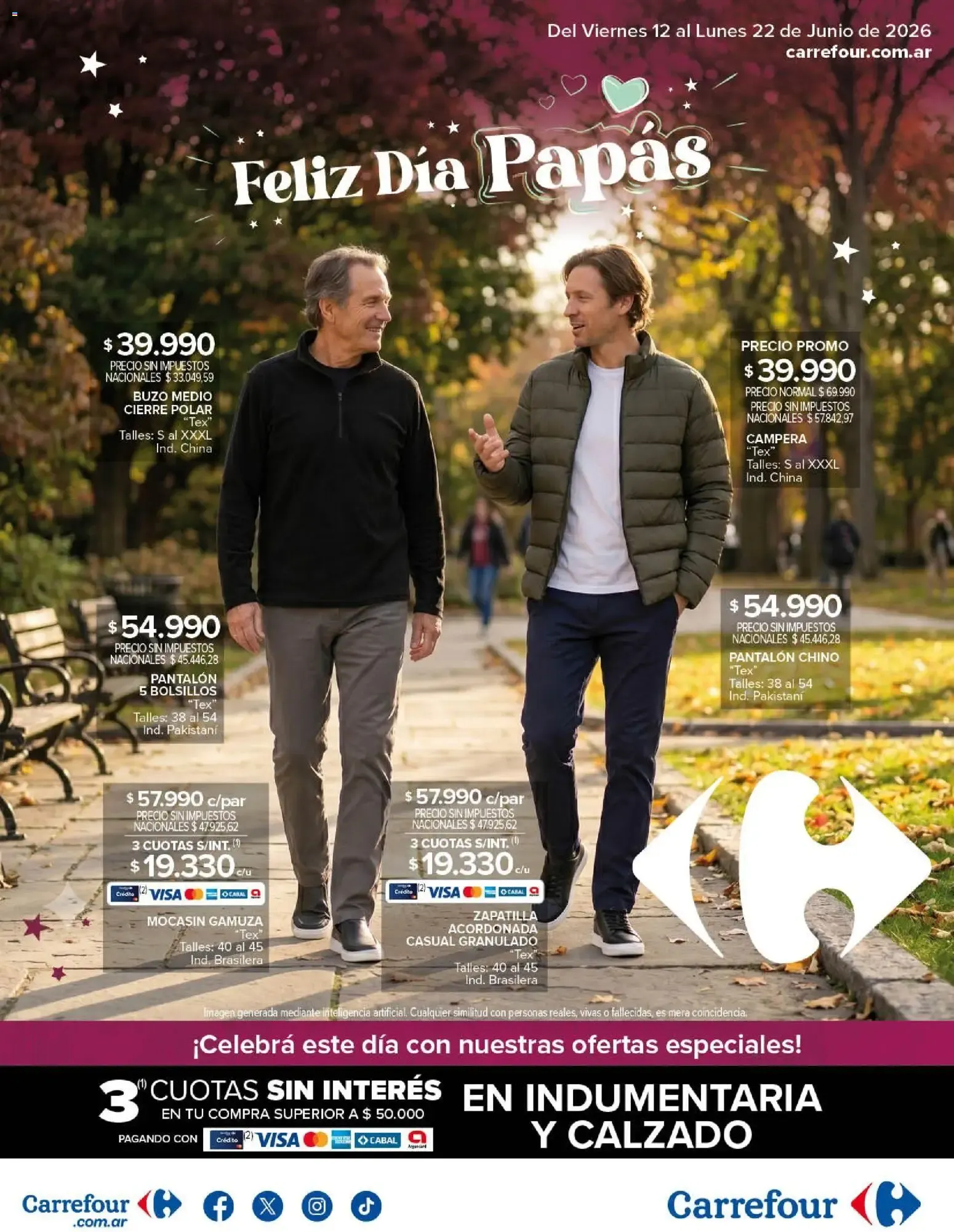 Ofertas de Carrefour - Feliz día Papás || del 12/06/2026 - 22/06/2026 || Promociones 12 de junio al 22 de junio 2026 - Página 1 del catálogo