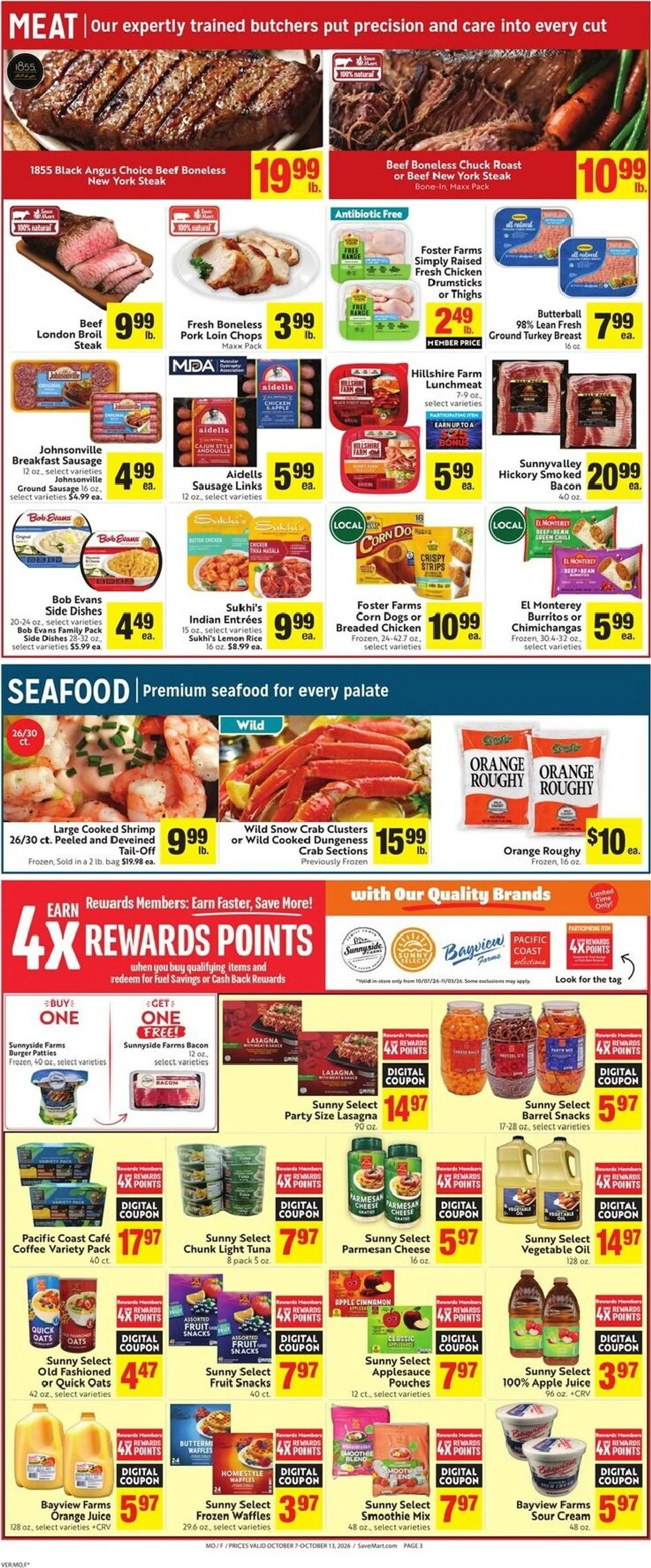 Weekly ad Save Mart 3 Day Sale from October 9 to October 11 2026 - Page 3