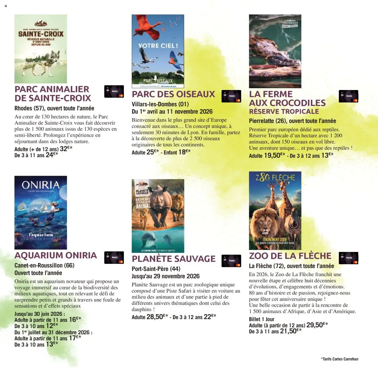 Carrefour spectacles LE BOOK DE VOS SORTIES du 1 avril au 30 septembre 2026 - Catalogue page 11