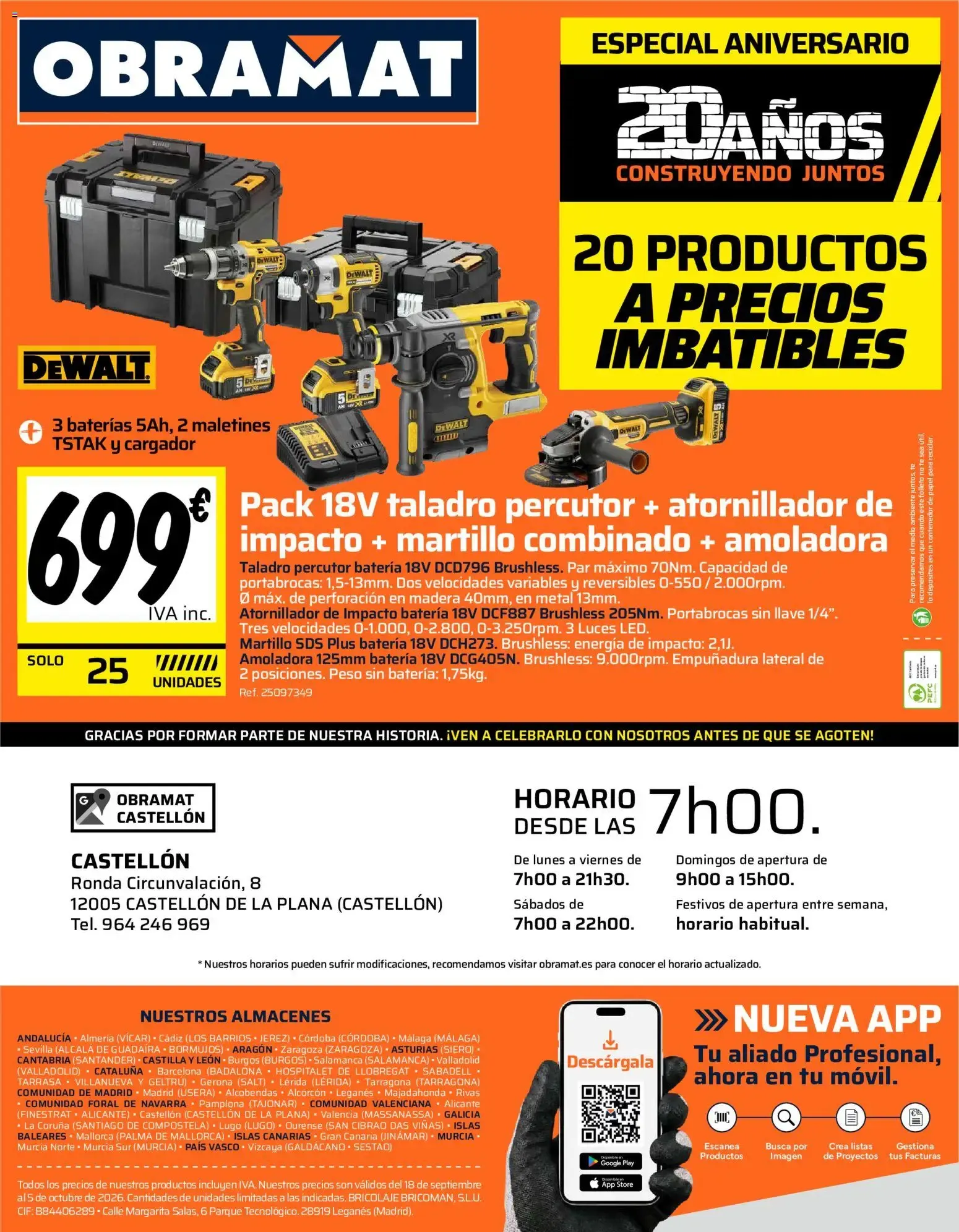 Catálogo de Obramat - Especial Aniversario: 20 Productos a Precios Imbatibles 18 de septiembre al 5 de octubre 2026 - Página 8