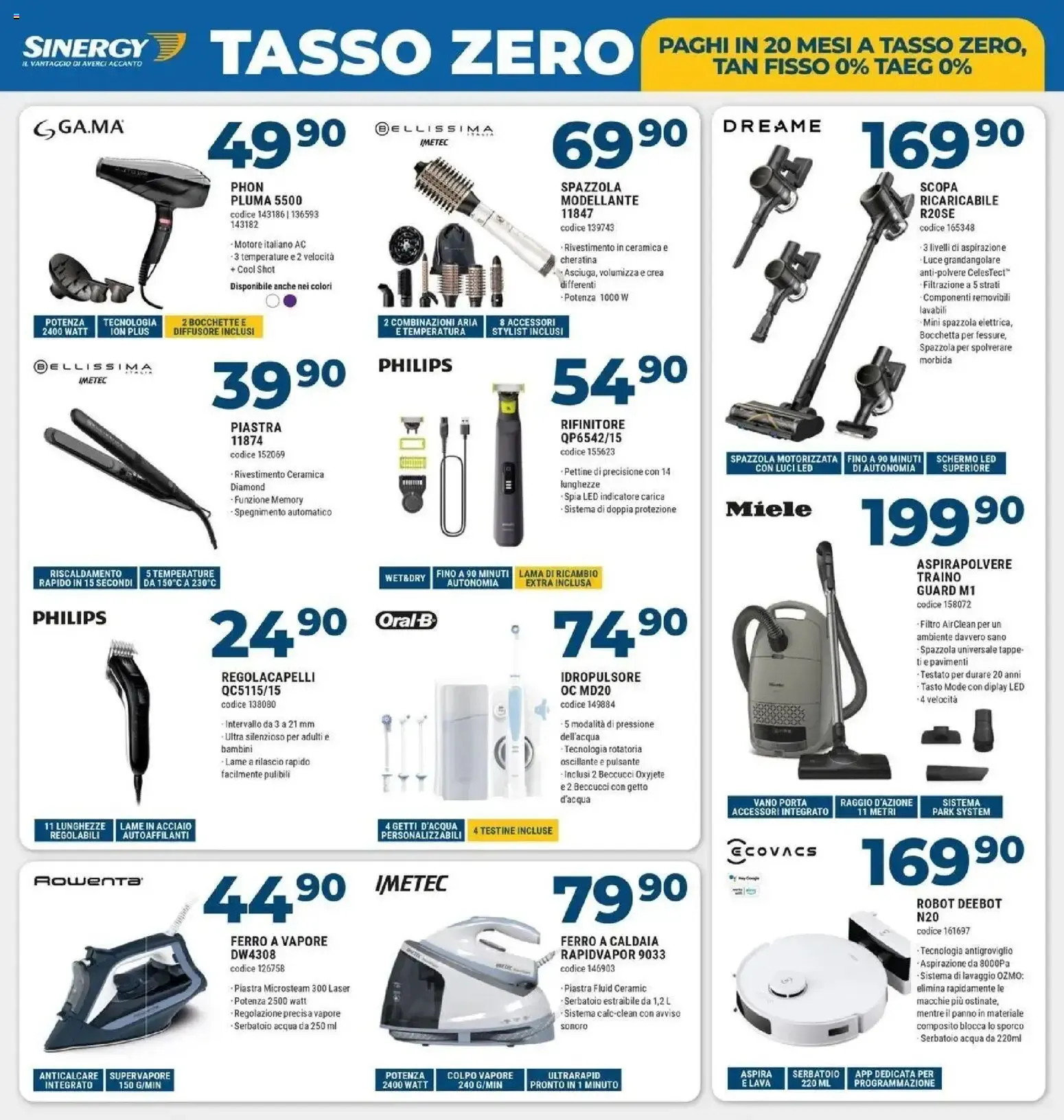 Sinergy: ALTA TECNOLOGIA, ZERO PENSIERI TASSO ZERO da 2 ottobre a 21 ottobre di 2026 - Pagina del volantino 9
