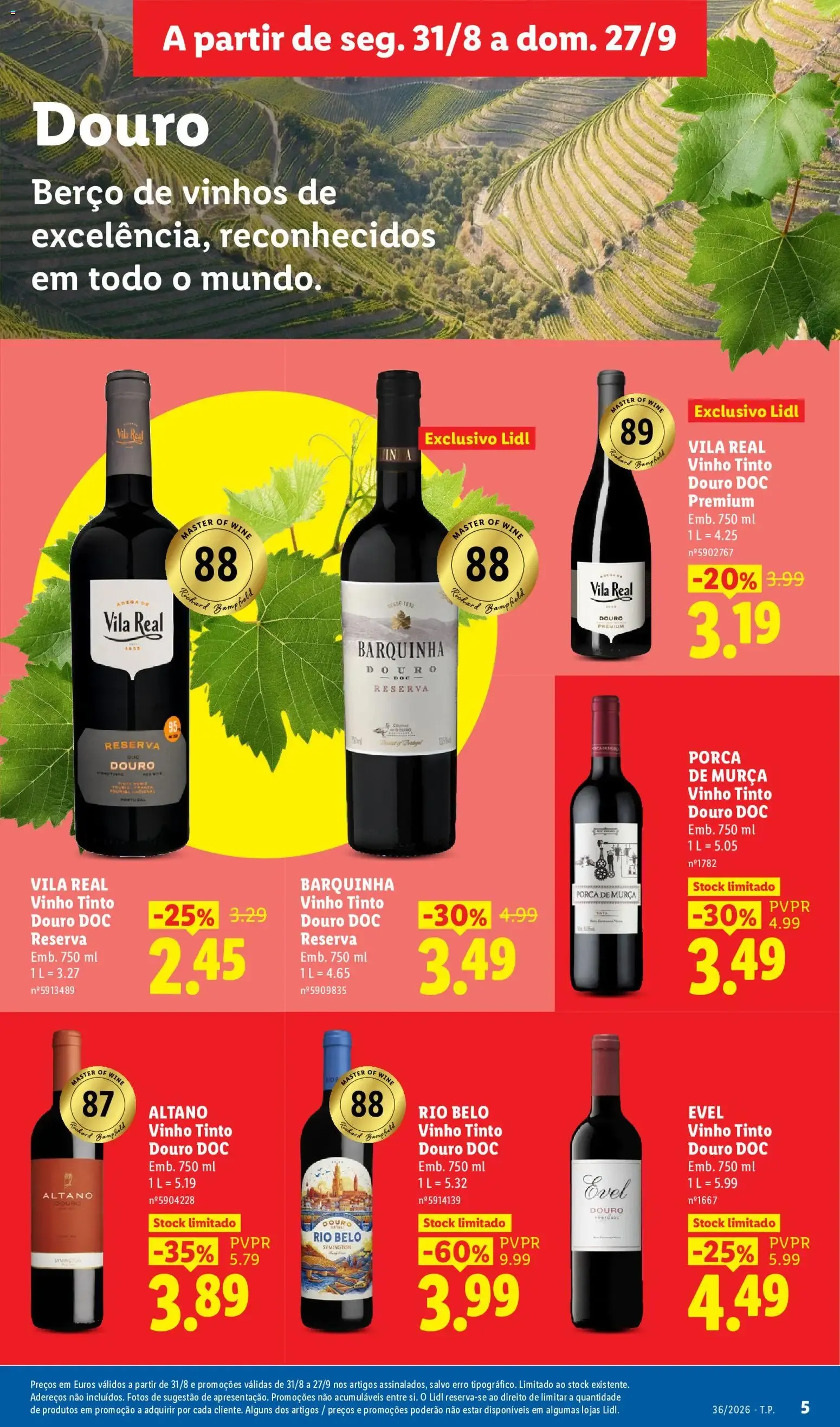 Folheto VINHOS & QUEIJOS ENCHIDOS de 31 de agosto até 27 de setembro 2026 - Pagina 5