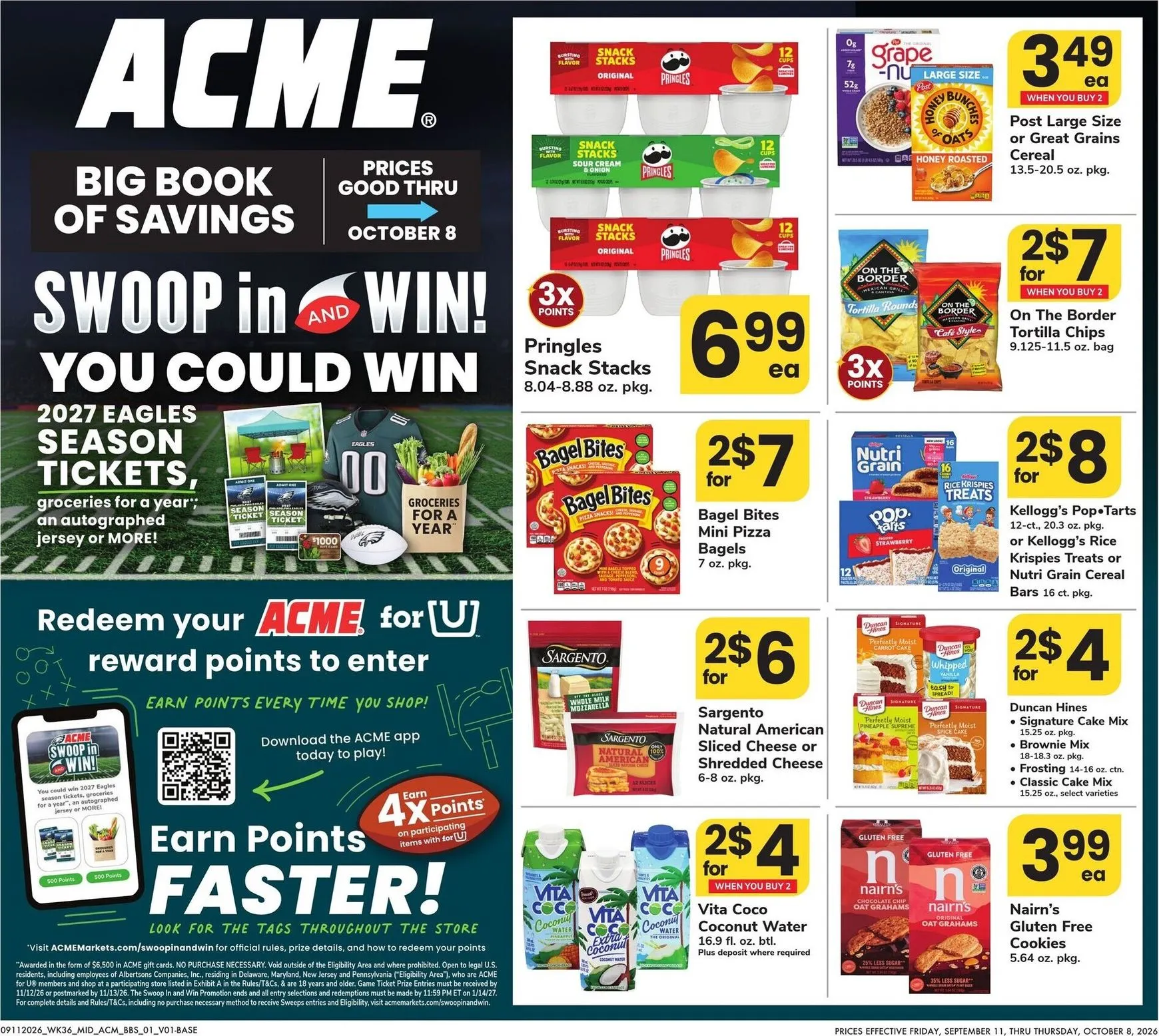 Current ACME - Big Book of Savings leaflet valid from Friday 09/11/2026 to Thursday 10/08/2026