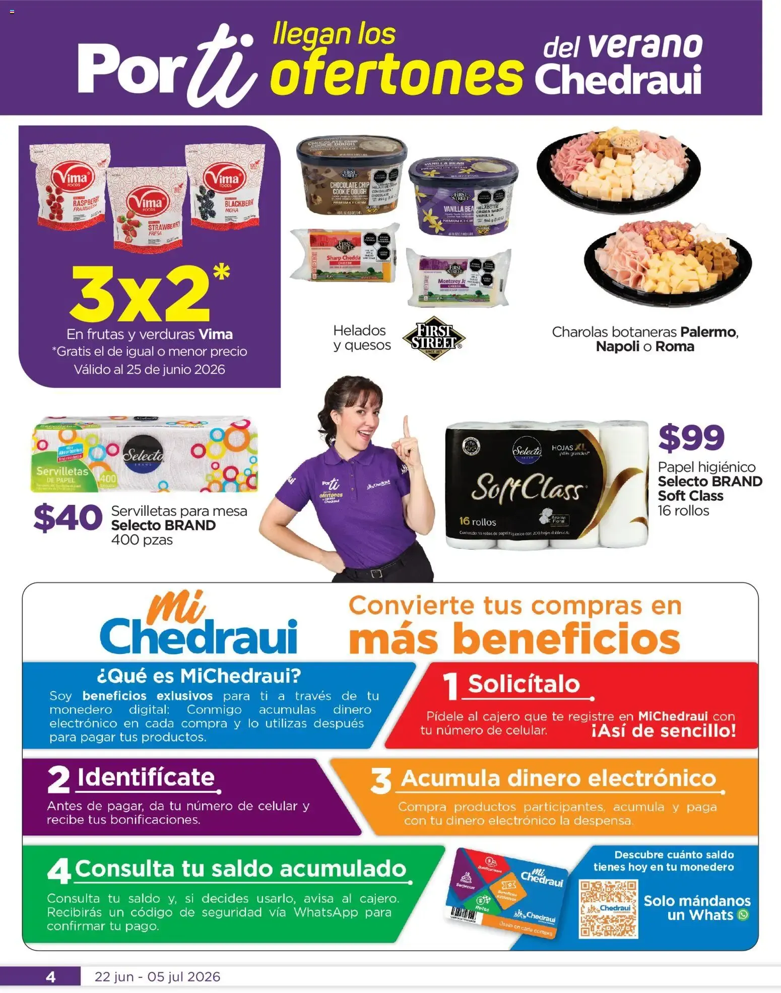 Catálogo de Chedraui folleto Llegan los porti ofertones (22/06/2026 - 05/07/2026) - catálogo en línea 22 de junio al 5 de julio 2026 - Pagina 4