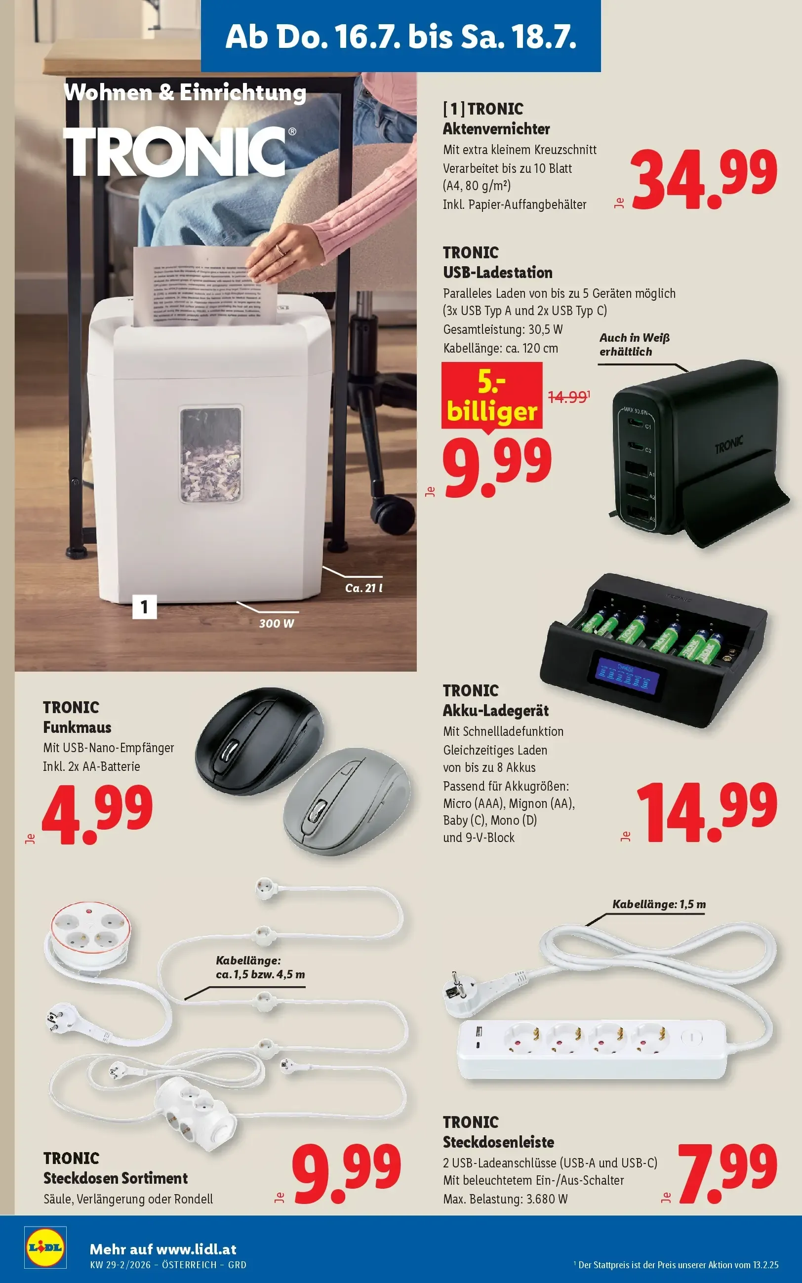 Lidl - Lidl ab 15.07.2026 - Angebote ab donnerstag von 16. Juli bis 18. Juli 2026 - Flugblätt seite 22