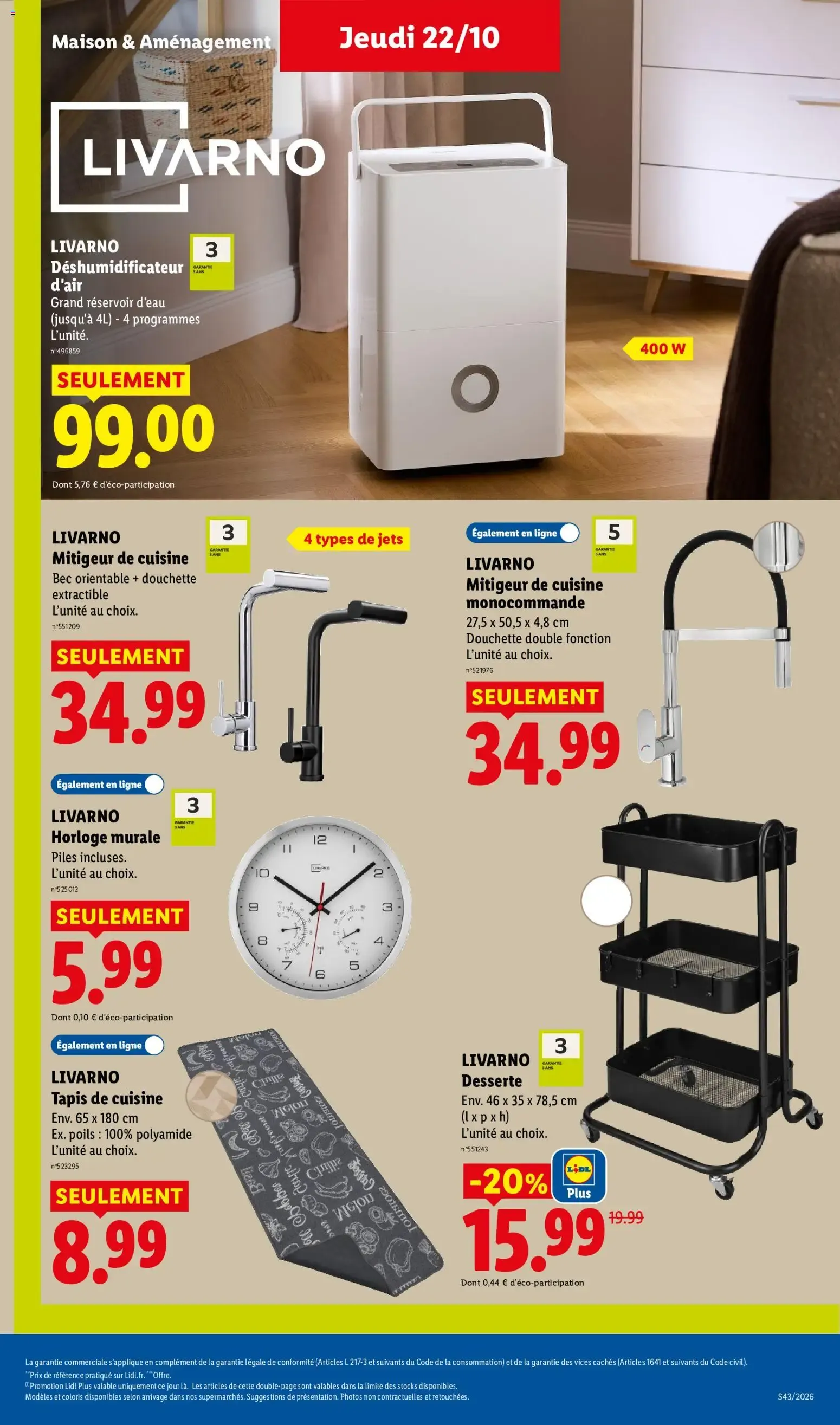 Lidl: Le Moins Toujours Plus du 22 octobre au 28 octobre 2026 - Catalogue page 41