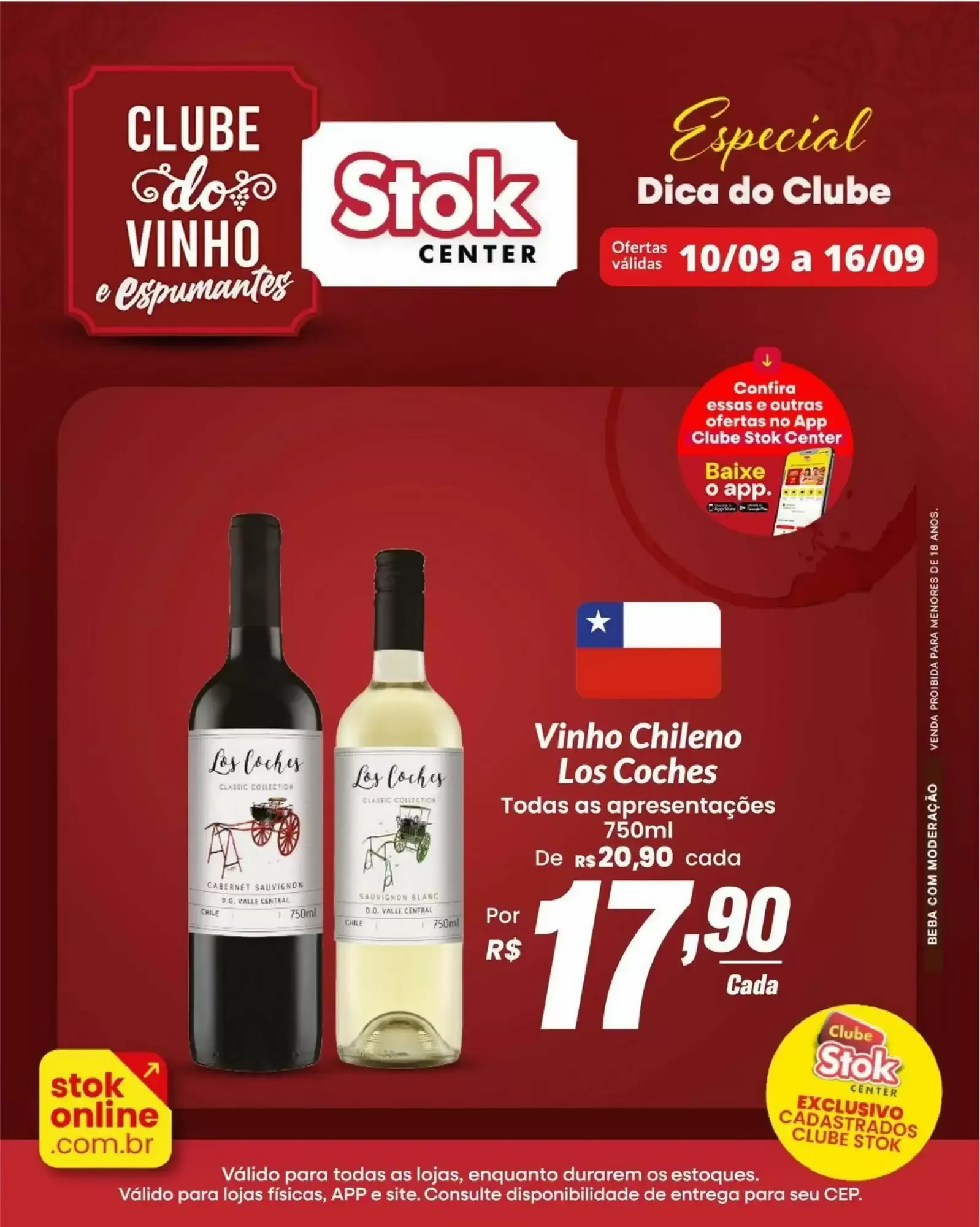 Encarte de Clube do Vinho e Espumantes Stok Center 10 de setembro até 16 de setembro 2026 - Pagina 1