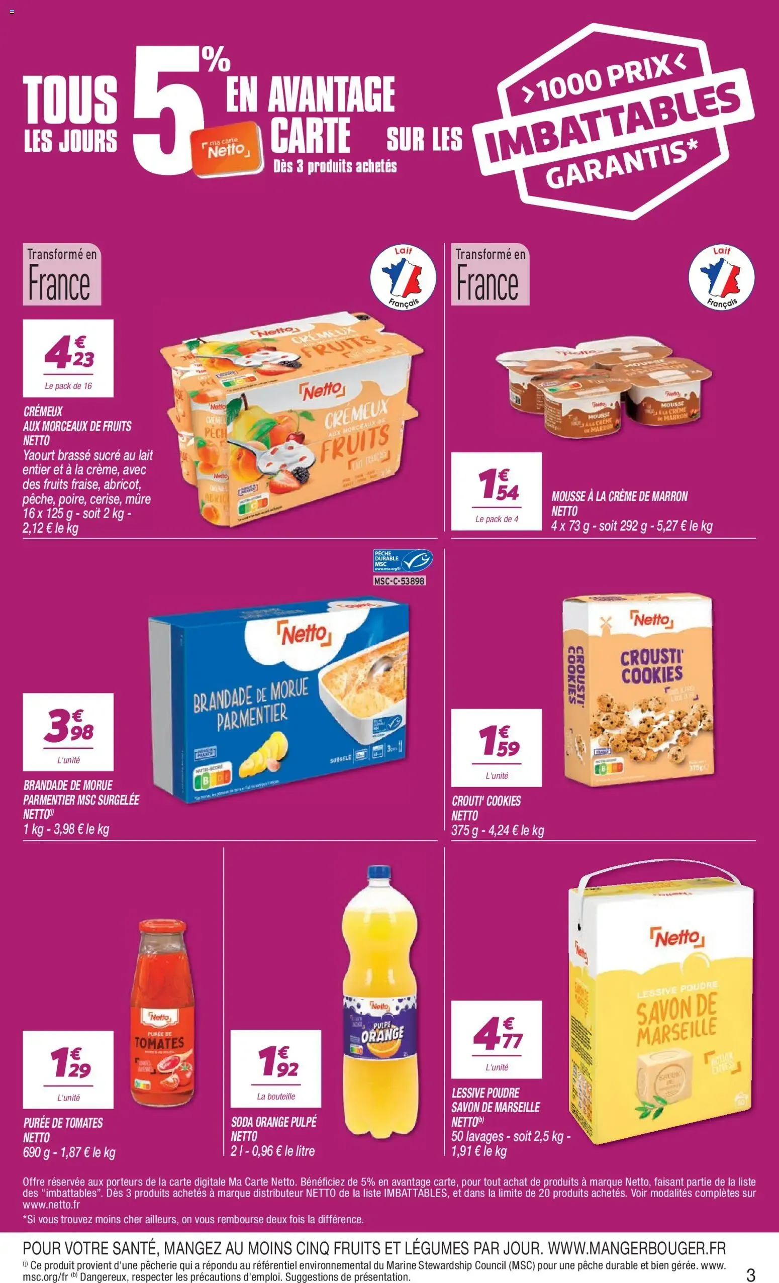 Netto catalogue à partir du 27/10/2026 - promo en ligne du 27 octobre au 9 novembre 2026 - Catalogue page 3