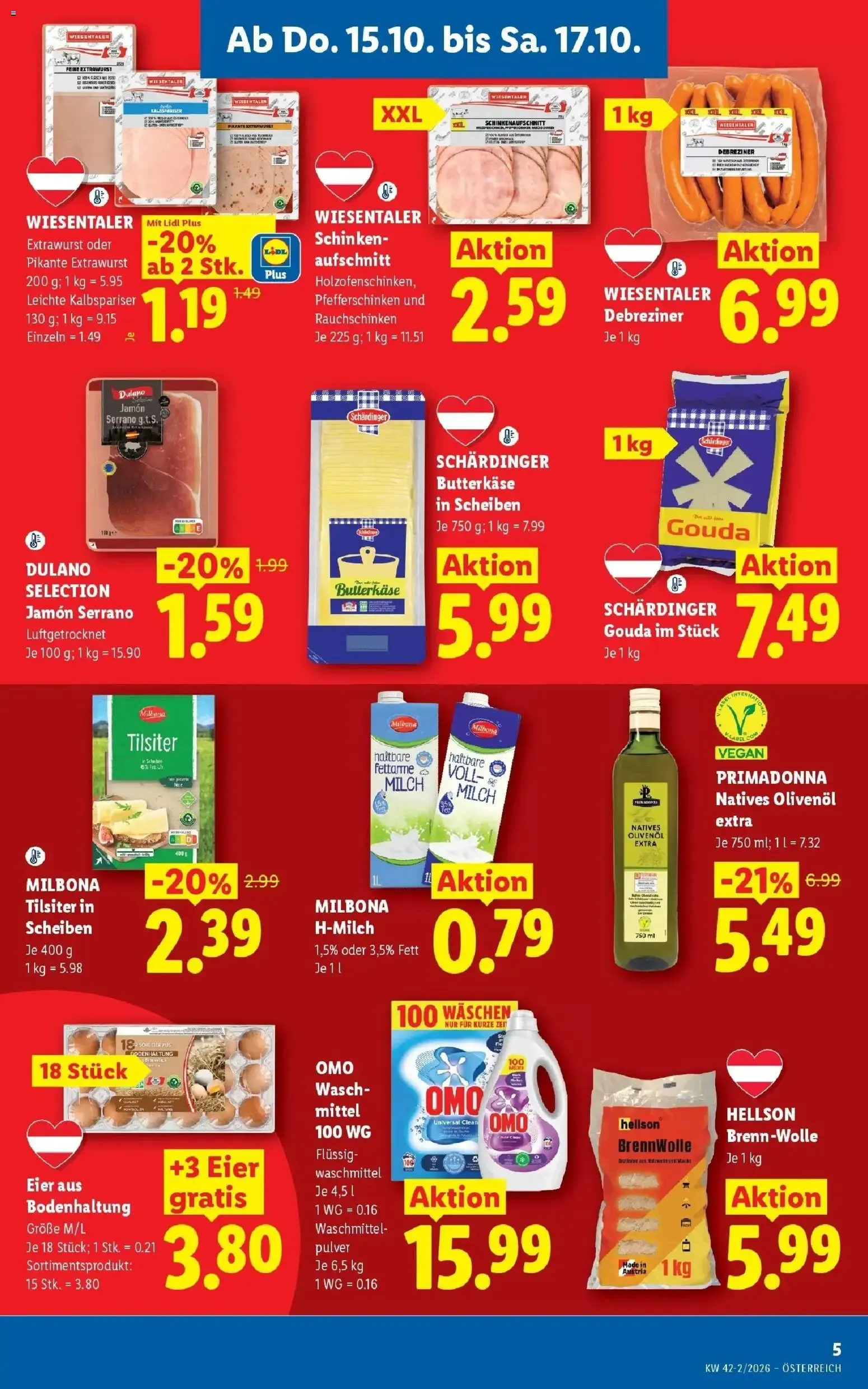 Lidl Flugblatt - Wien ab 15.10.2026 - Angebote ab donnerstag von 15. Oktober bis 17. Oktober 2026 - Flugblätt seite  7