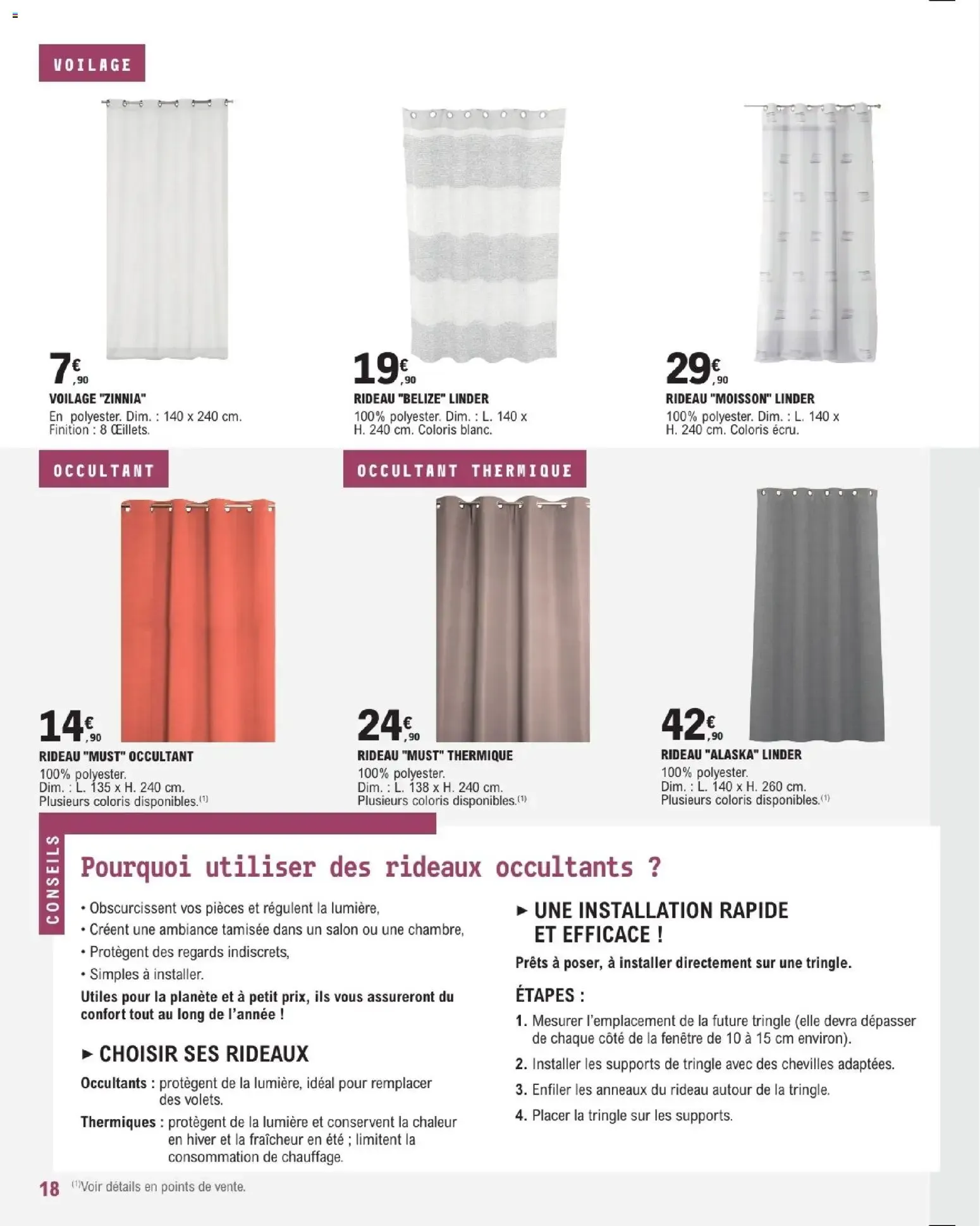 Brico E.Leclerc Guide 2026 Décoration & Luminaire du 20 janvier au 21 février 2026 - Catalogue page 18
