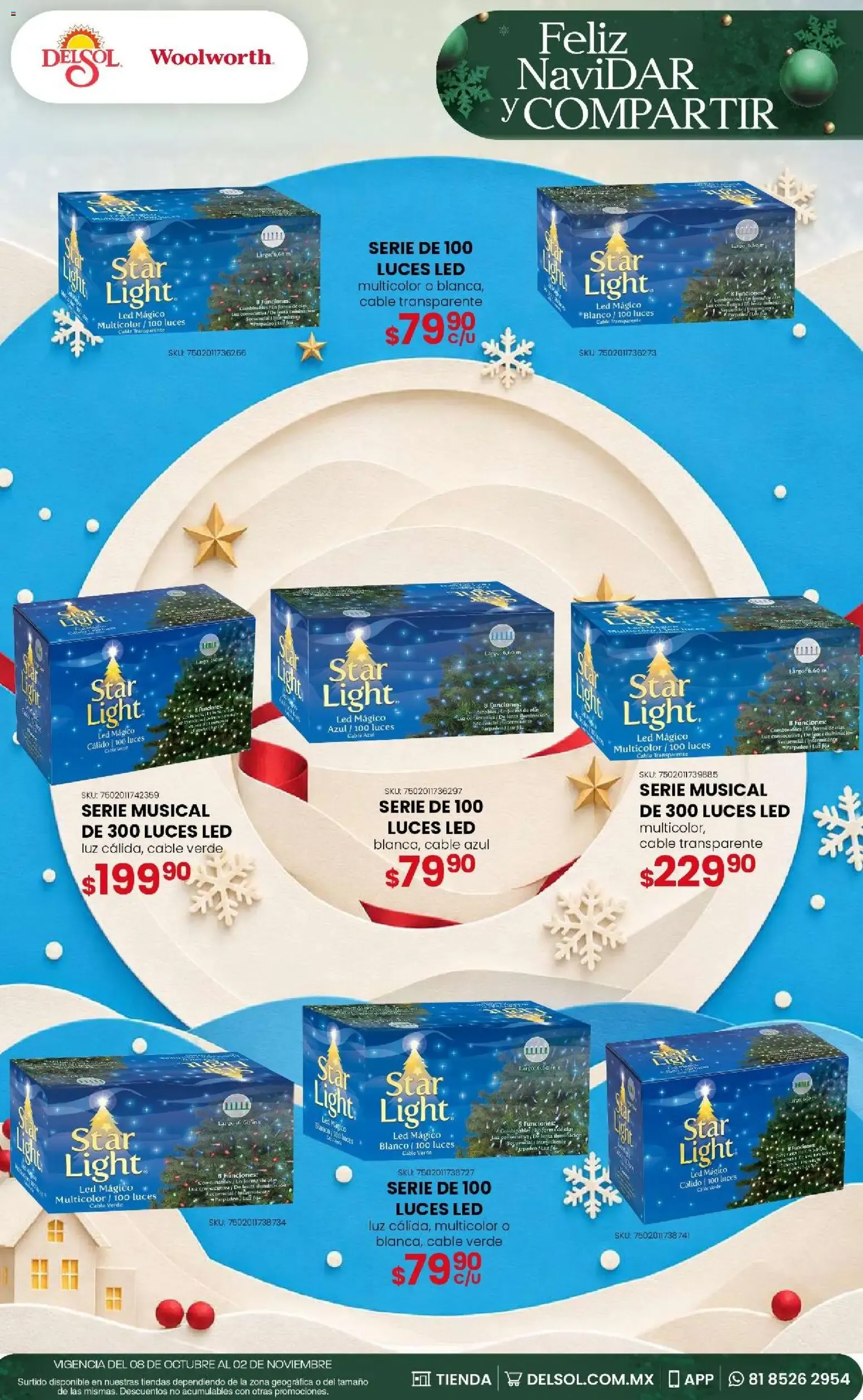 Catálogo de Del Sol y Woolworth - Feliz NaviDar y Compartir (08/10/2026 - 02/11/2026) - catálogo en línea 8 de octubre al 2 de noviembre 2026 - Pagina 9