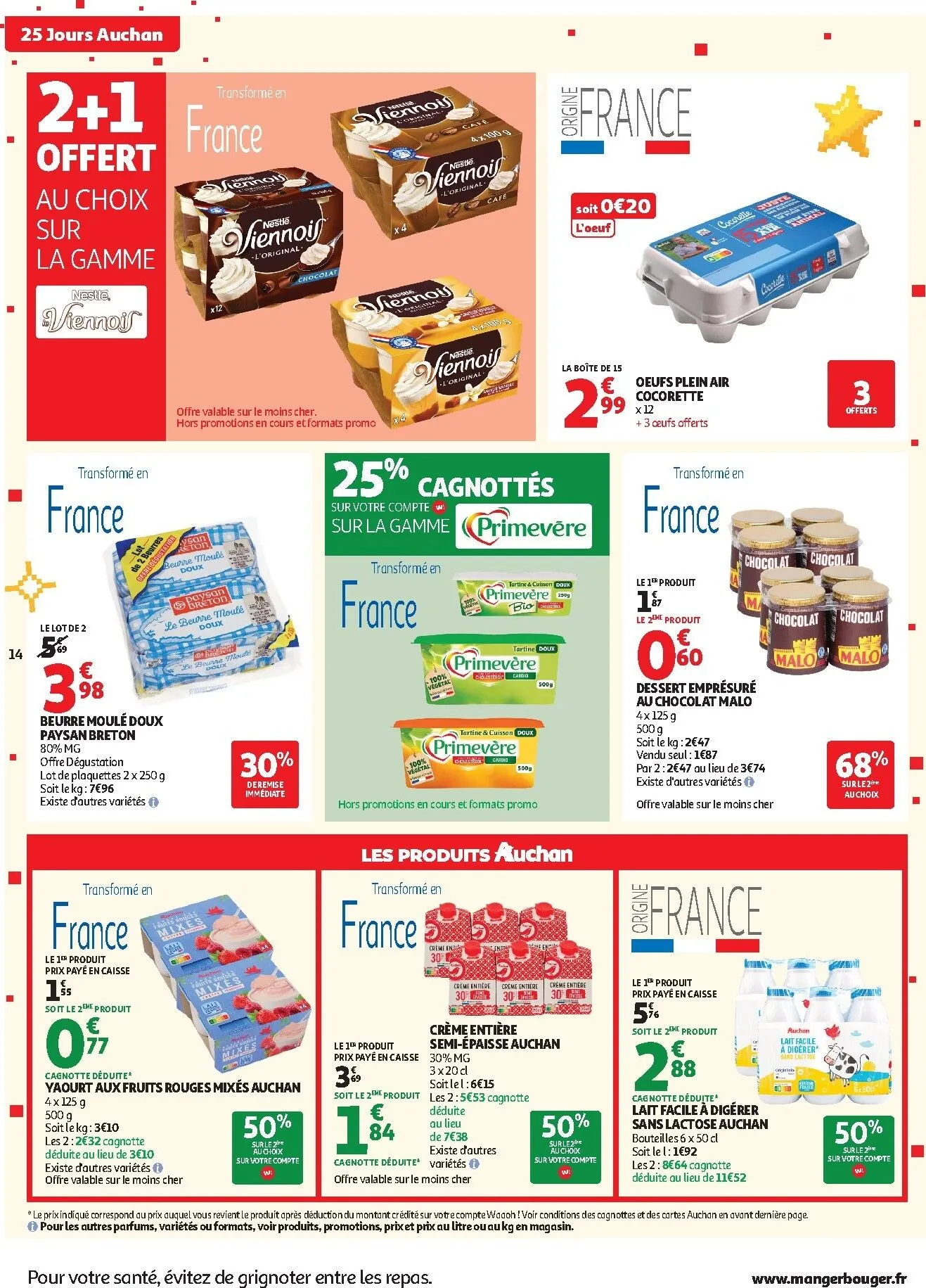 Current Auchan supermarché - 25 jours leaflet valid from du mardi 27/10/2026 to du samedi 31/10/2026 du 27 octobre au 31 octobre 2026 - Catalogue page 14