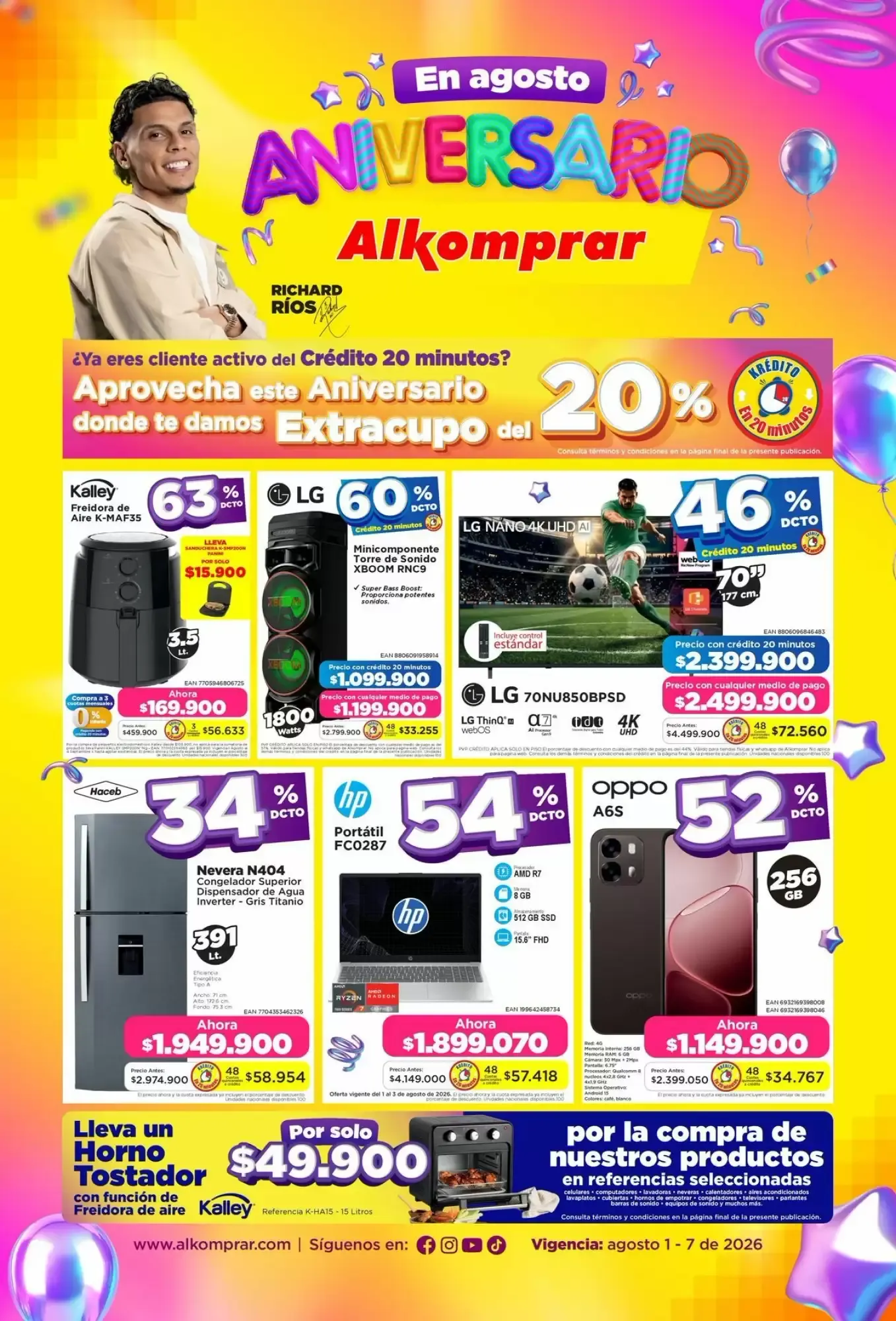 Catalogo de Aniversario Alkomprar 1 de agosto al 7 de agosto 2026 - Pag 1