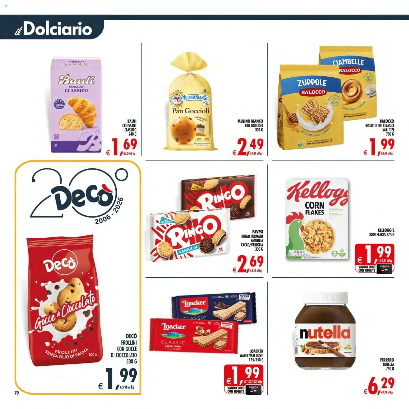 Nuovo Decò volantino Maxistore, Supermercati Lipari dal 21/07/2026 > offerte anteprima 🛍️ da 21 luglio a 30 luglio di 2026 - Pagina del volantino 20