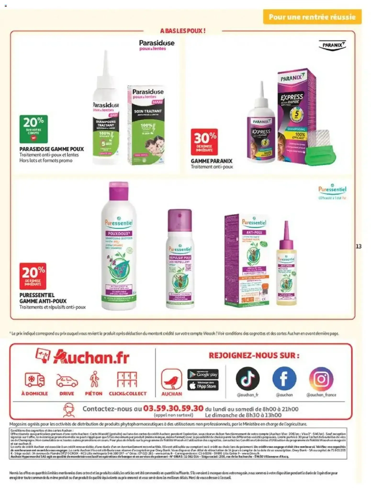 Auchan Parapharmacie, beauté à partir du 01/09/2026 - promo en ligne du 1 septembre au 27 septembre 2026 - Catalogue page 13