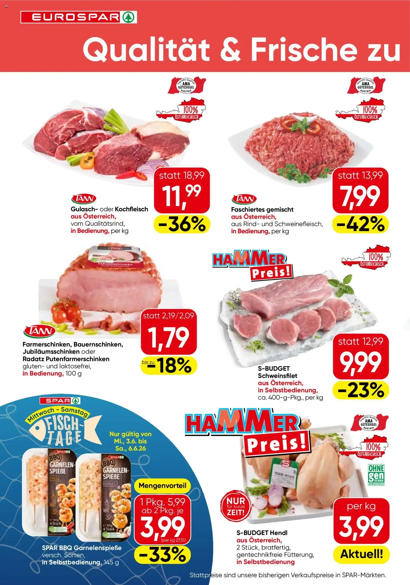 Eurospar Flugblatt von 03.06.2026 - Aktuelle Angebote von 3. Juni bis 17. Juni 2026 - Flugblätt seite  4
