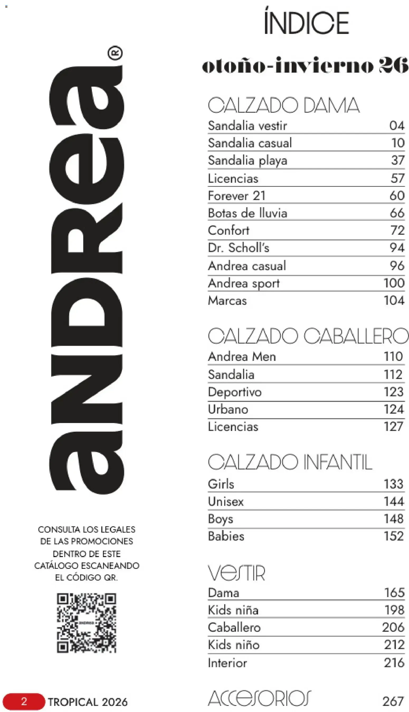 Catálogo de Andrea Tropical Otoño-Invierno 2026 23 de agosto al 30 de enero 2027 - Pagina 2