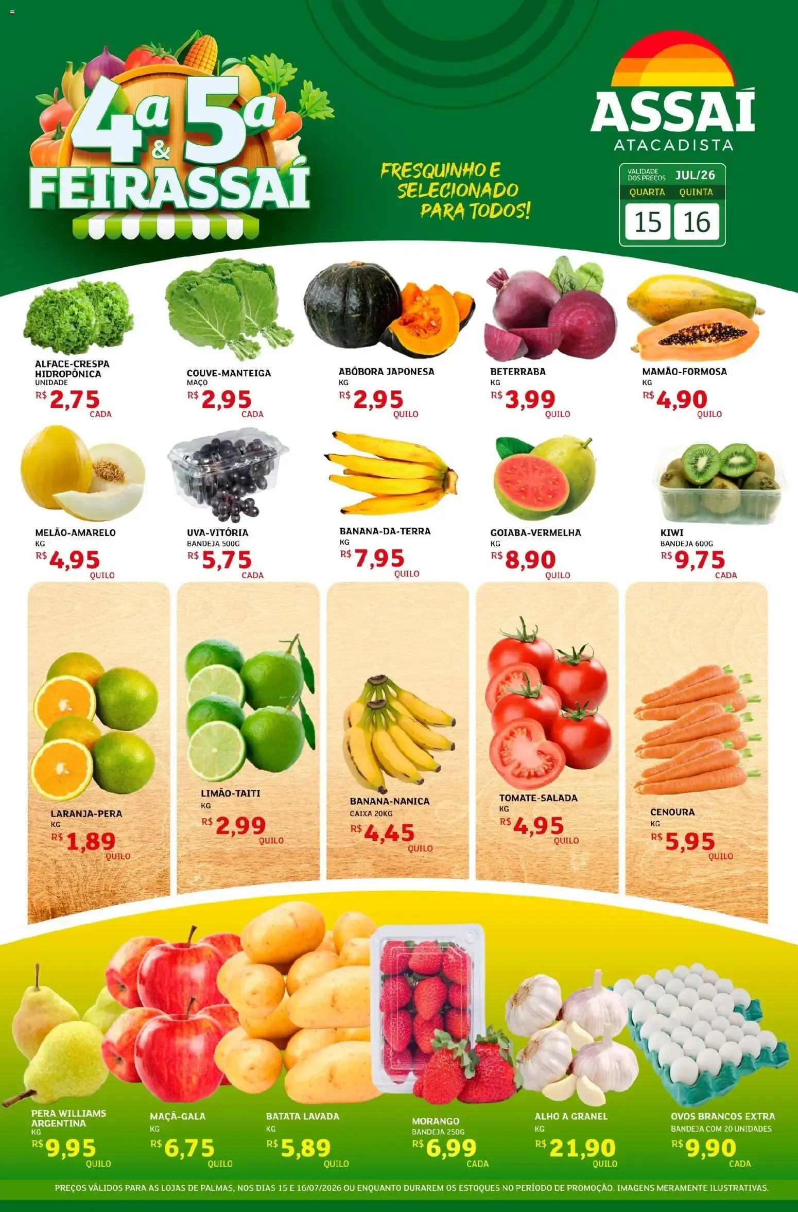 Encarte de Assaí Atacadista ofertas - TO de 15/07/2026 | Promoções Online 15 de julho até 16 de julho 2026 - Pagina 1