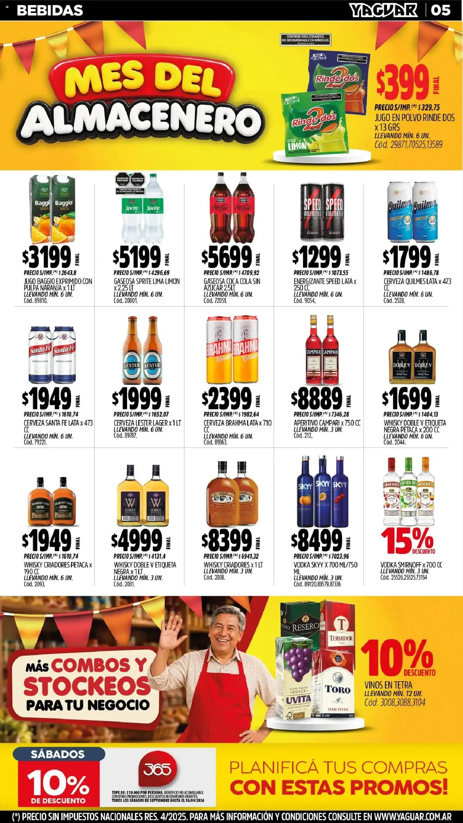 Ofertas de Yaguar - Oferta Semanal Santa Fé del 31/08/2026 - 06/09/2026 31 de agosto al 6 de septiembre 2026 - Página 5 del catálogo