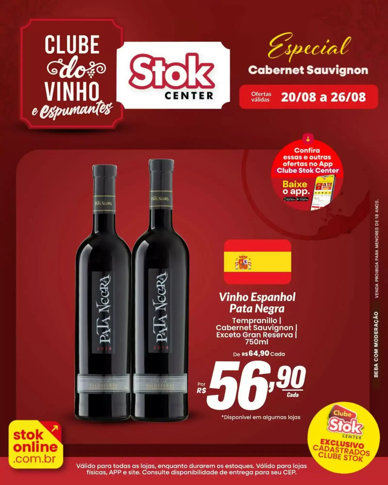 Encarte de Stok Center: Ofertas do Clube do Vinho e Espumantes - Cabernet Sauvignon 20 de agosto até 26 de agosto 2026 - Pagina 4