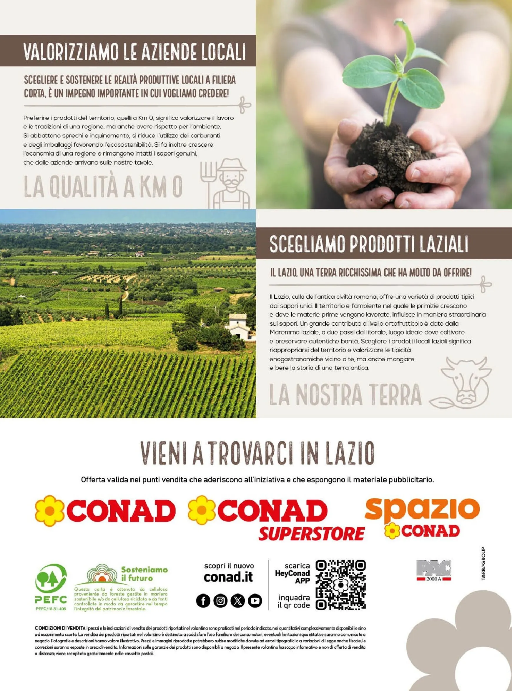 Volantino attuale di Conad - Un Mese in Lazio a Tavola valido dal sabato 01/08/2026 al lunedì 31/08/2026 da 1 agosto a 31 agosto di 2026 - Pagina del volantino 12