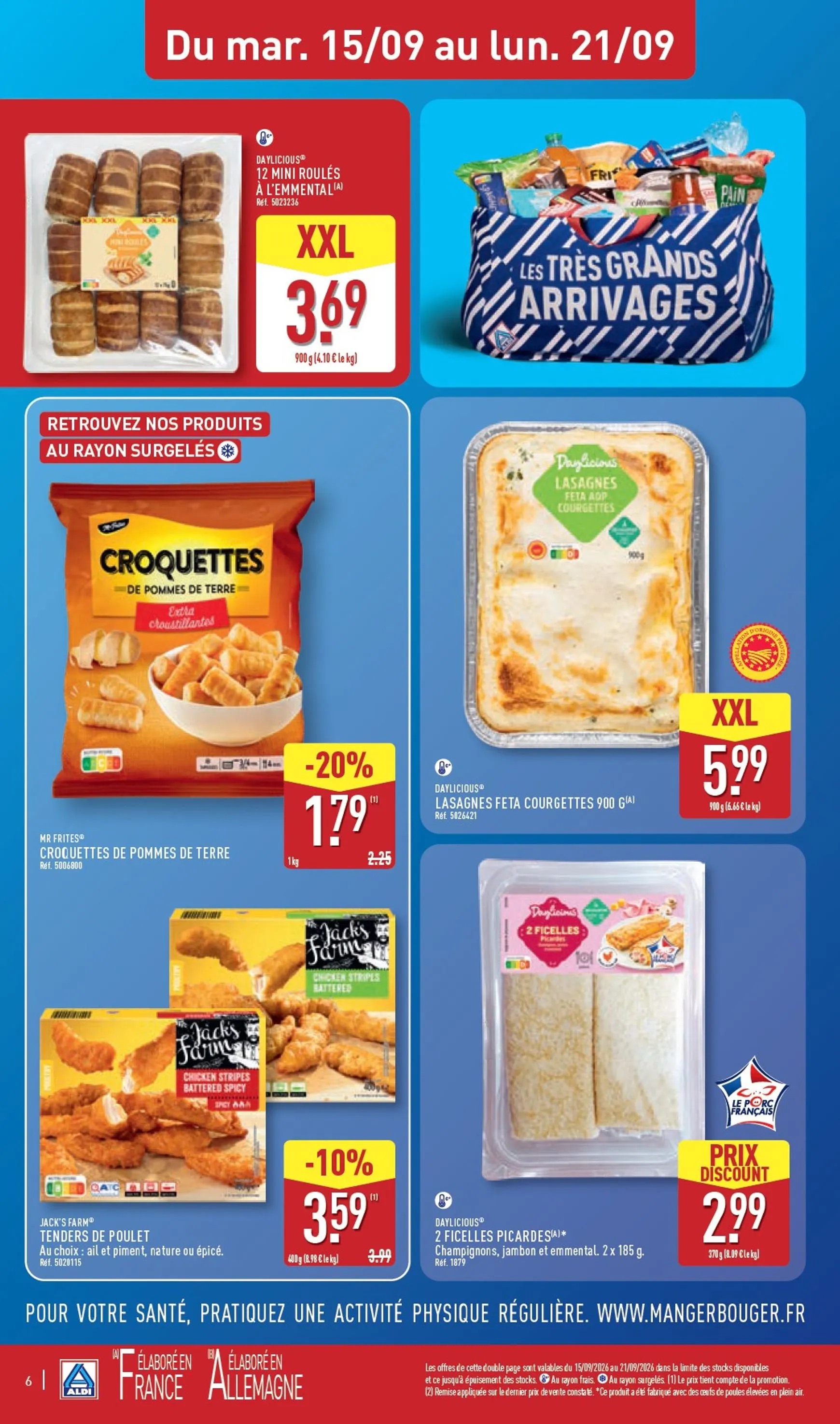 ALDI: Les Très Grands Arrivages du 15 septembre au 21 septembre 2026 - Catalogue page 8