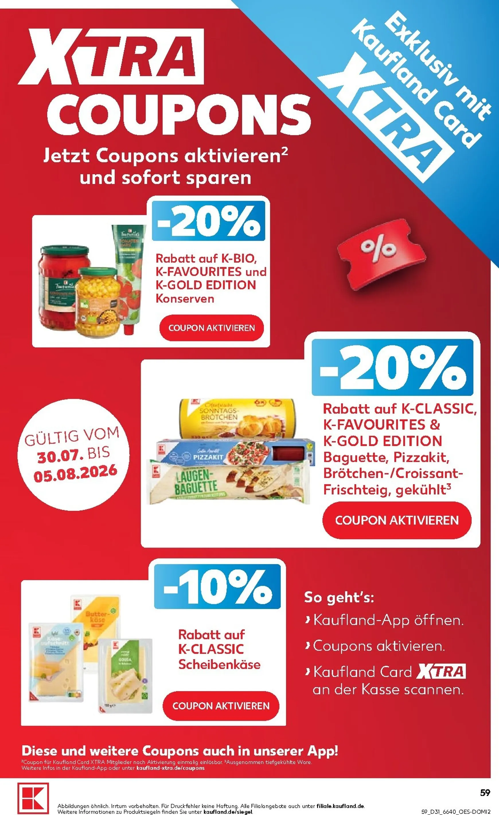 Neuer Kaufland Prospekt – von Donnerstag 30.07.2026 bis Mittwoch 05.08.2026 von 30. Juli bis 5. August 2026 - Prospekt seite 60