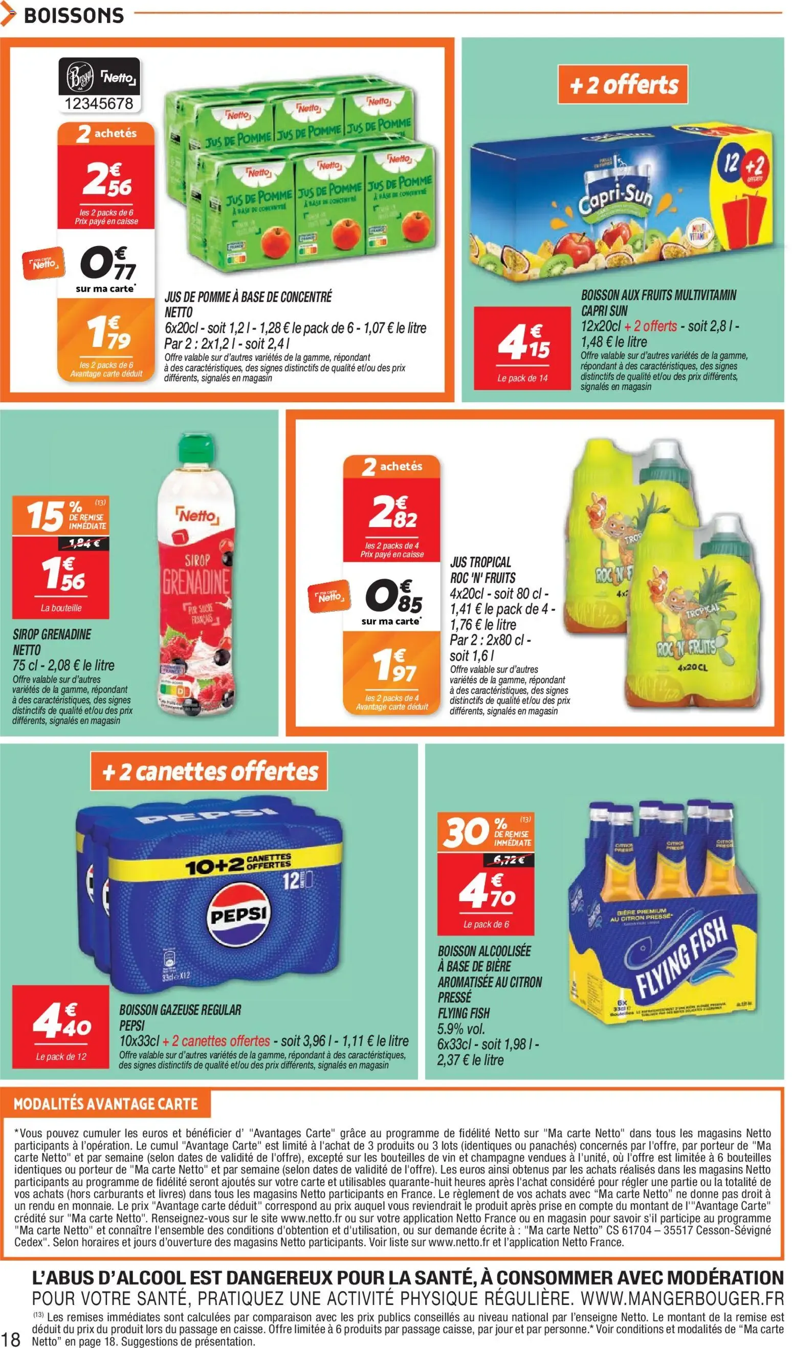 Netto: 100% Reembolso en todas las confiterías Netto du 20 octobre au 26 octobre 2026 - Catalogue page 18