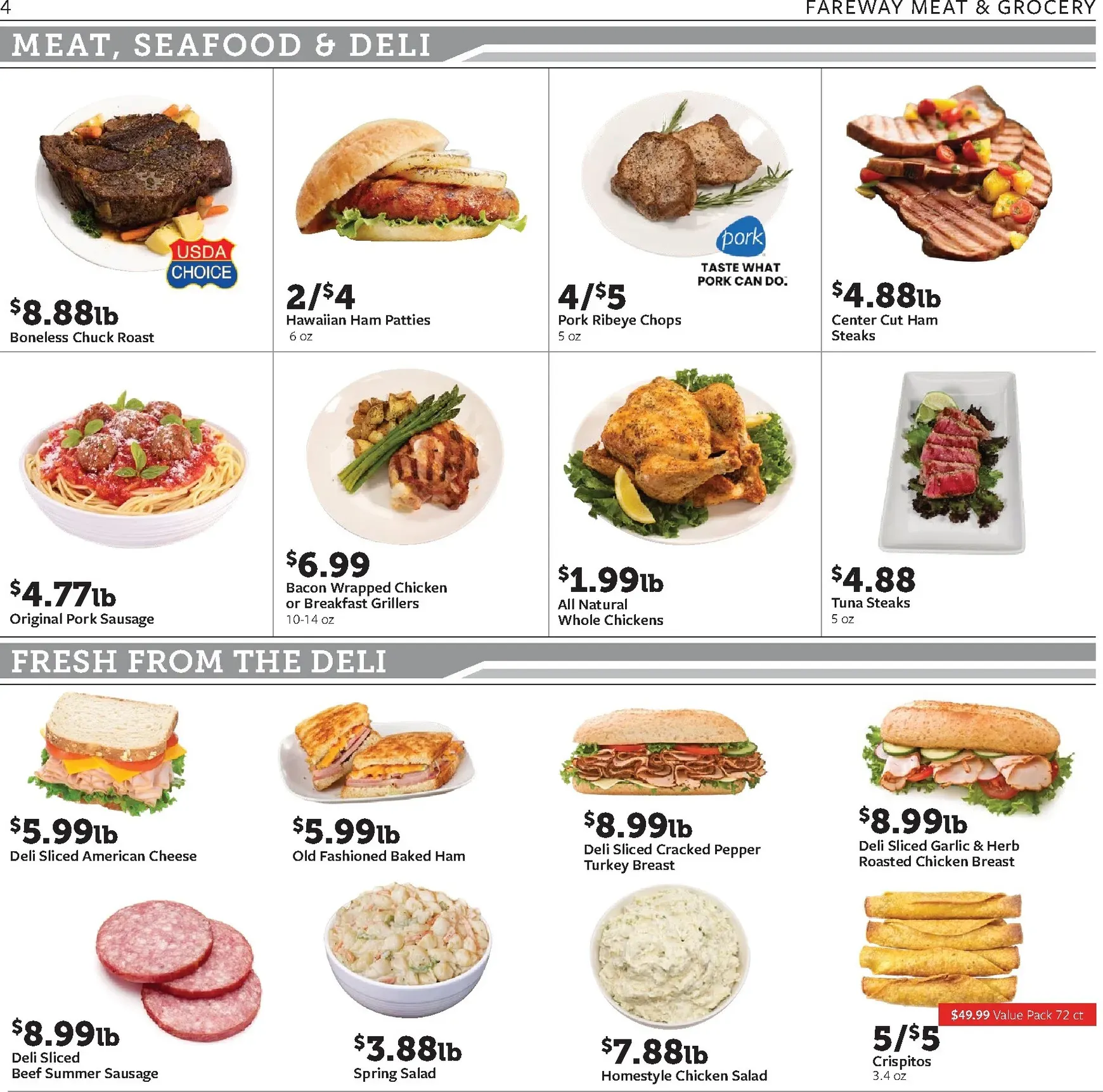 Weekly ad Current Fareway leaflet valid from Monday 07/06/2026 to Saturday 07/11/2026 from July 6 to July 11 2026 - Page 4