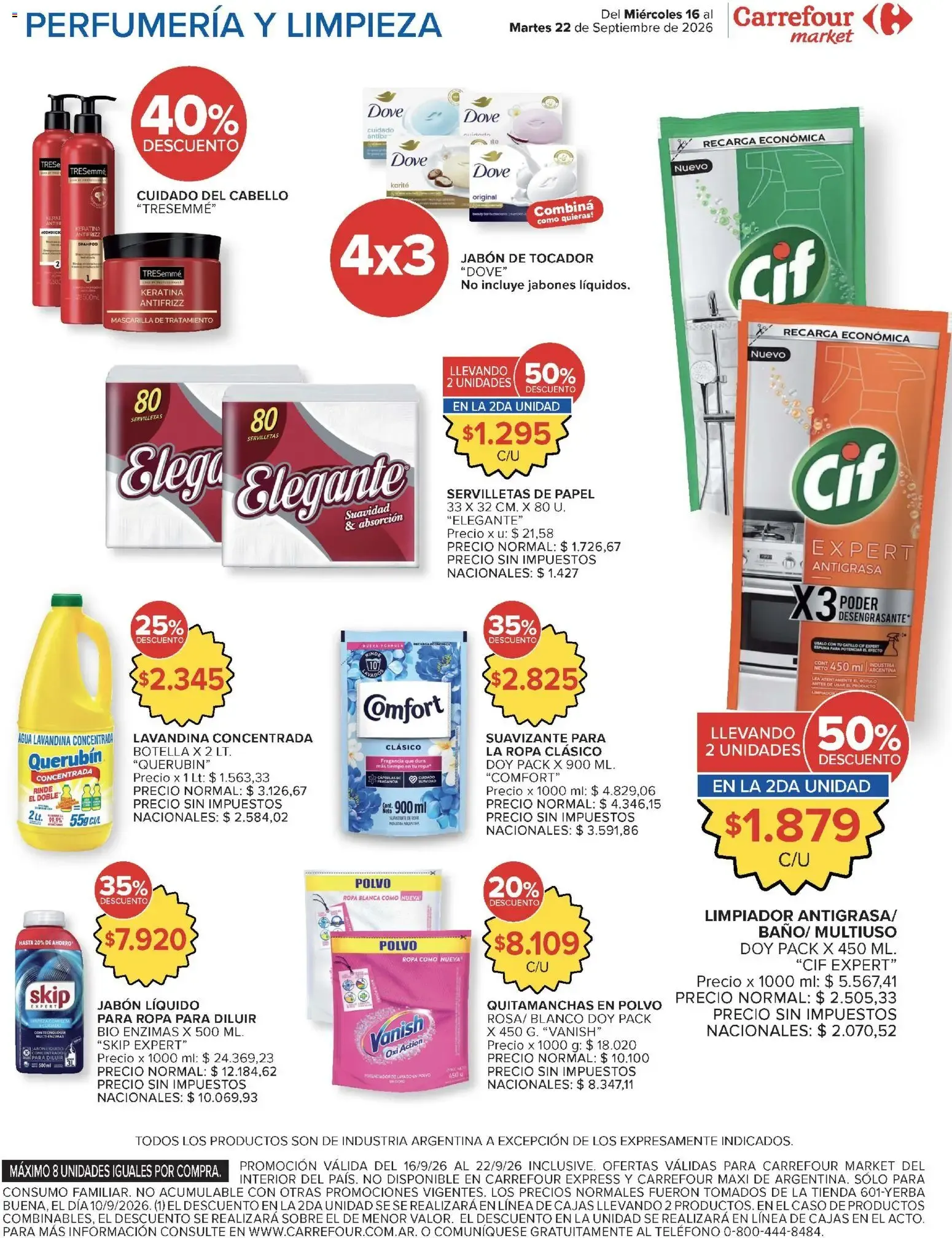 Ofertas de Carrefour Ofertas || del 16/09/2026 - 22/09/2026 || Promociones 16 de septiembre al 22 de septiembre 2026 - Página 47 del catálogo