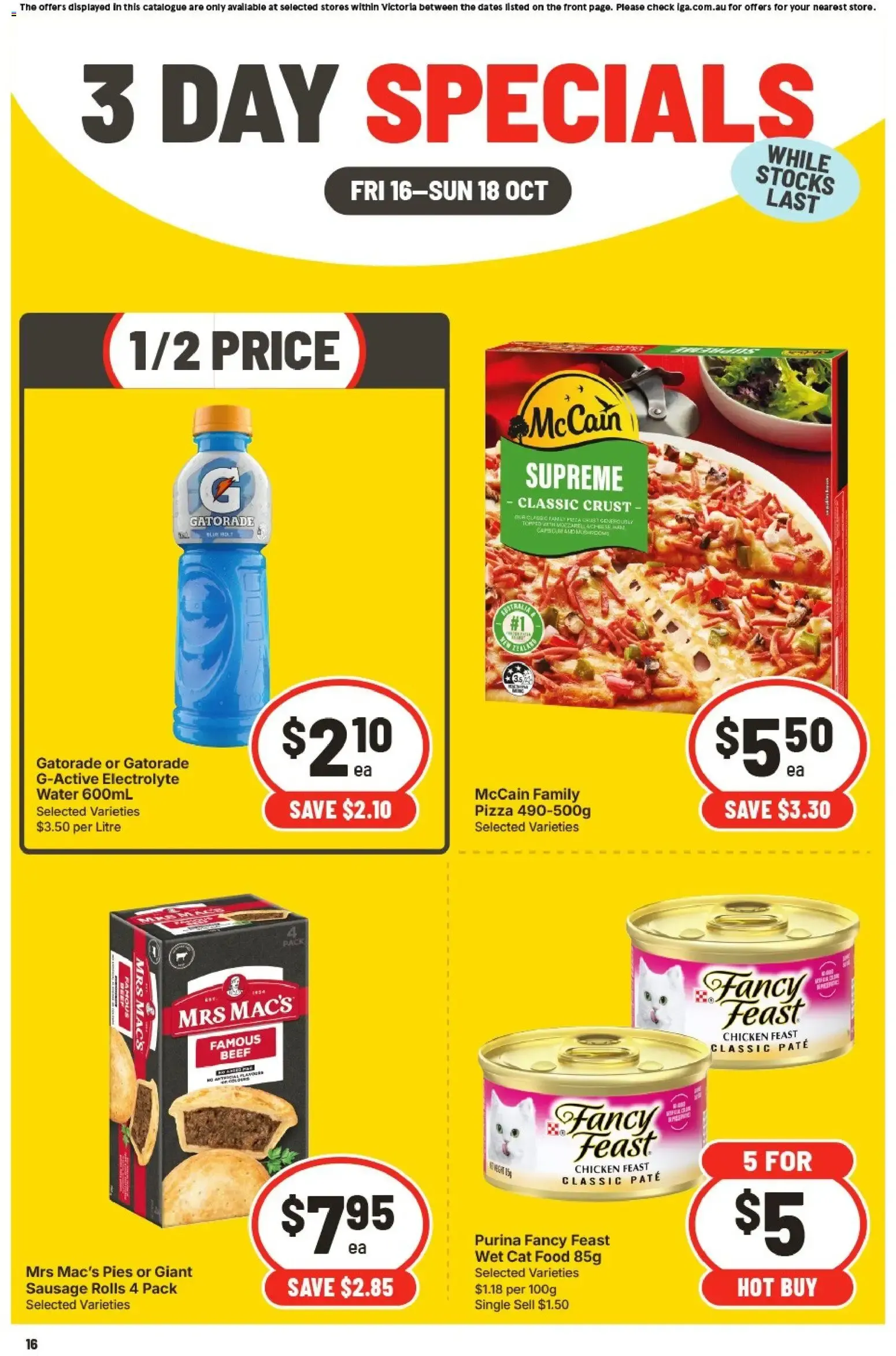 3 DAY SPECIALS - Catalogue valid from 16 October to 18 October 2026 - page 3