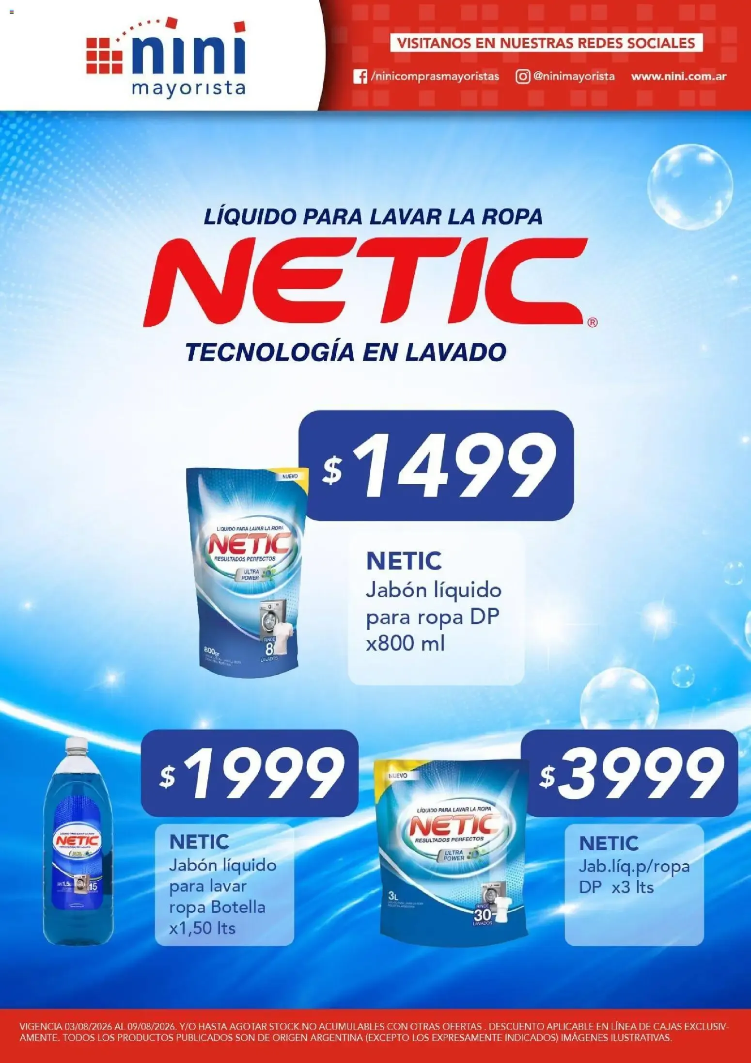 Ofertas de NINI Mayorista ofertas del 03/08/2026 - 09/08/2026 3 de agosto al 9 de agosto 2026 - Página 13 del catálogo