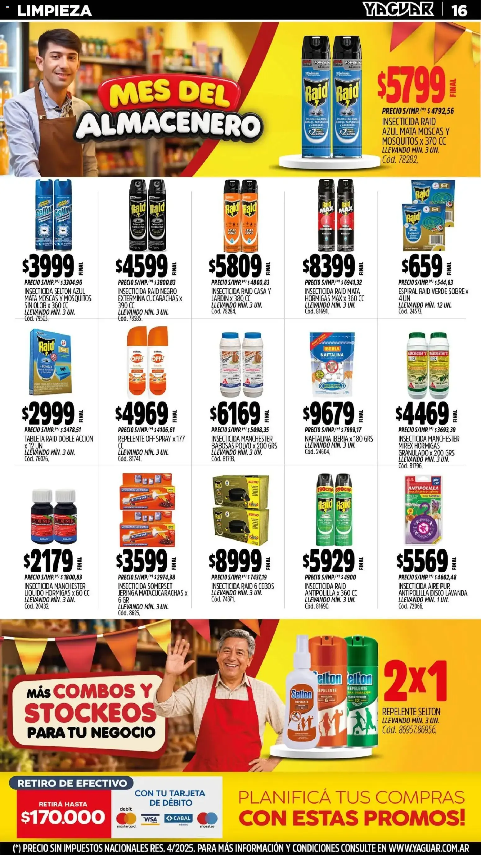 Ofertas de Mayorista Yaguar - Mes del Almacenero 31 de agosto al 5 de septiembre 2026 - Página 16 del catálogo