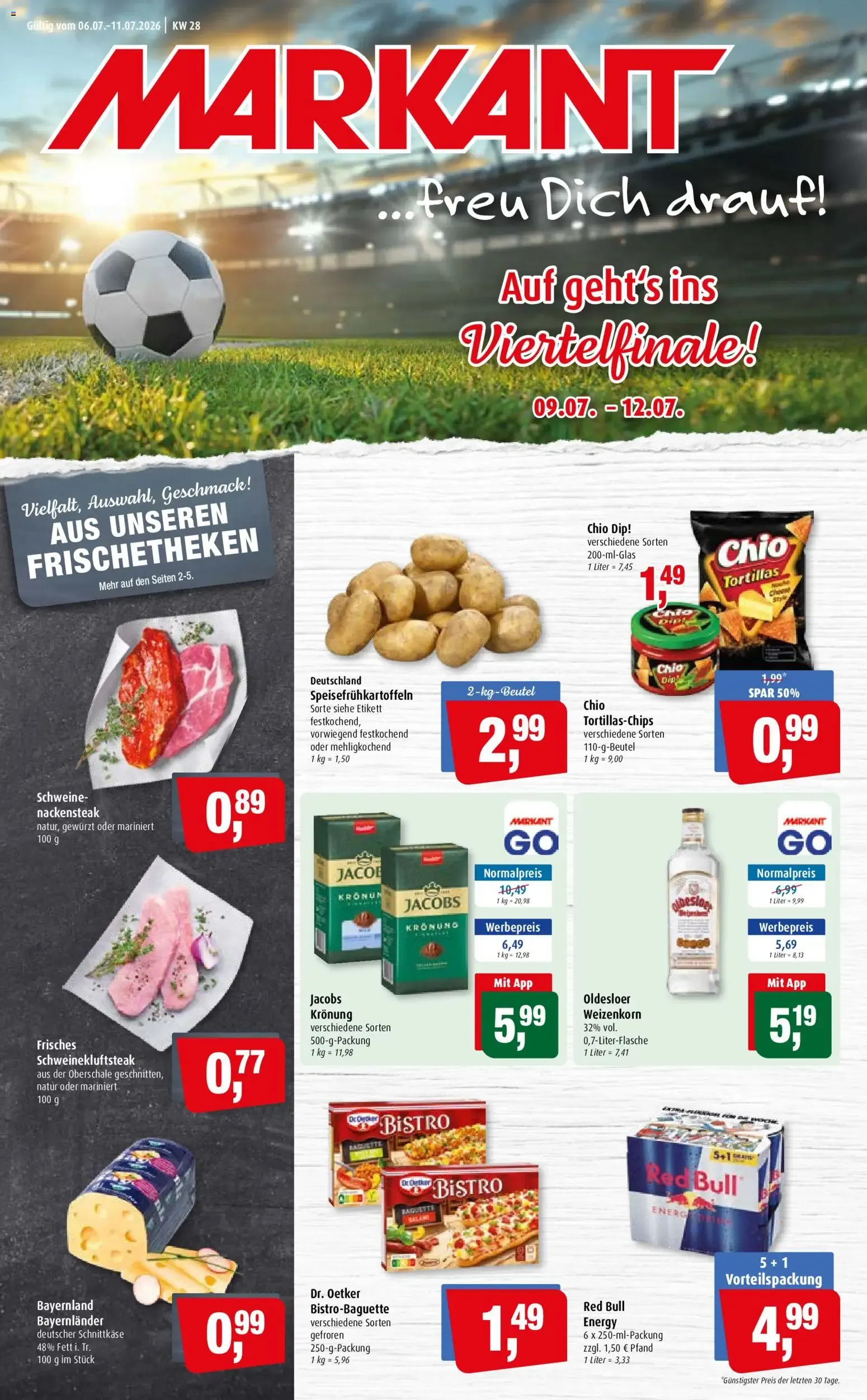 Markant Prospekt (ab 06.07.2026) zum Blättern von 6. Juli bis 11. Juli 2026 - Prospekt seite 1