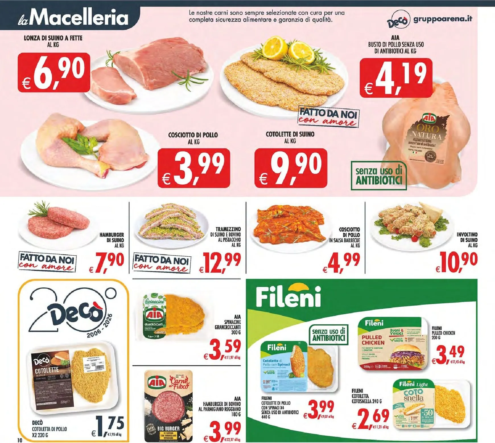 Volantino attuale di Decò - Supermercati/Maxistore/Local Lipari valido dal martedì 09/06/2026 al giovedì 18/06/2026 da 9 giugno a 18 giugno di 2026 - Pagina del volantino 10