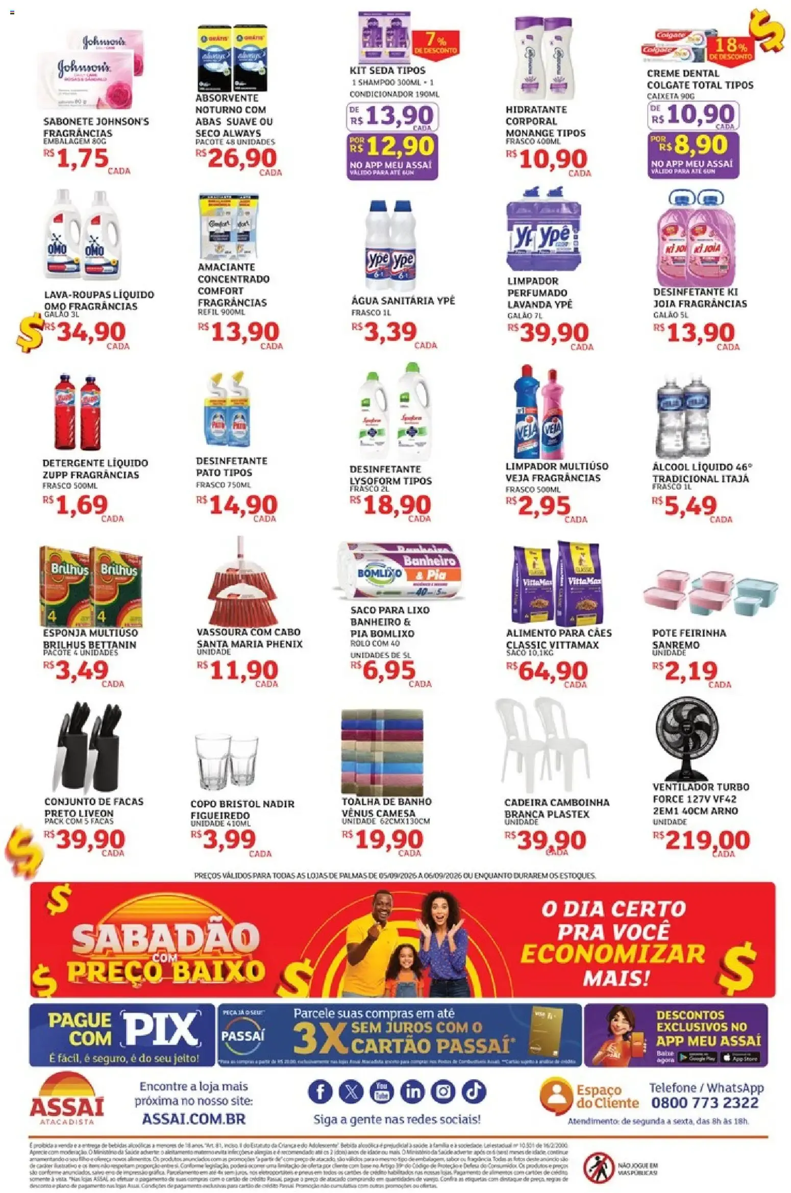 Encarte de Assaí Atacadista ofertas - TO de 05/09/2026 | Promoções Online 5 de setembro até 6 de setembro 2026 - Pagina 4