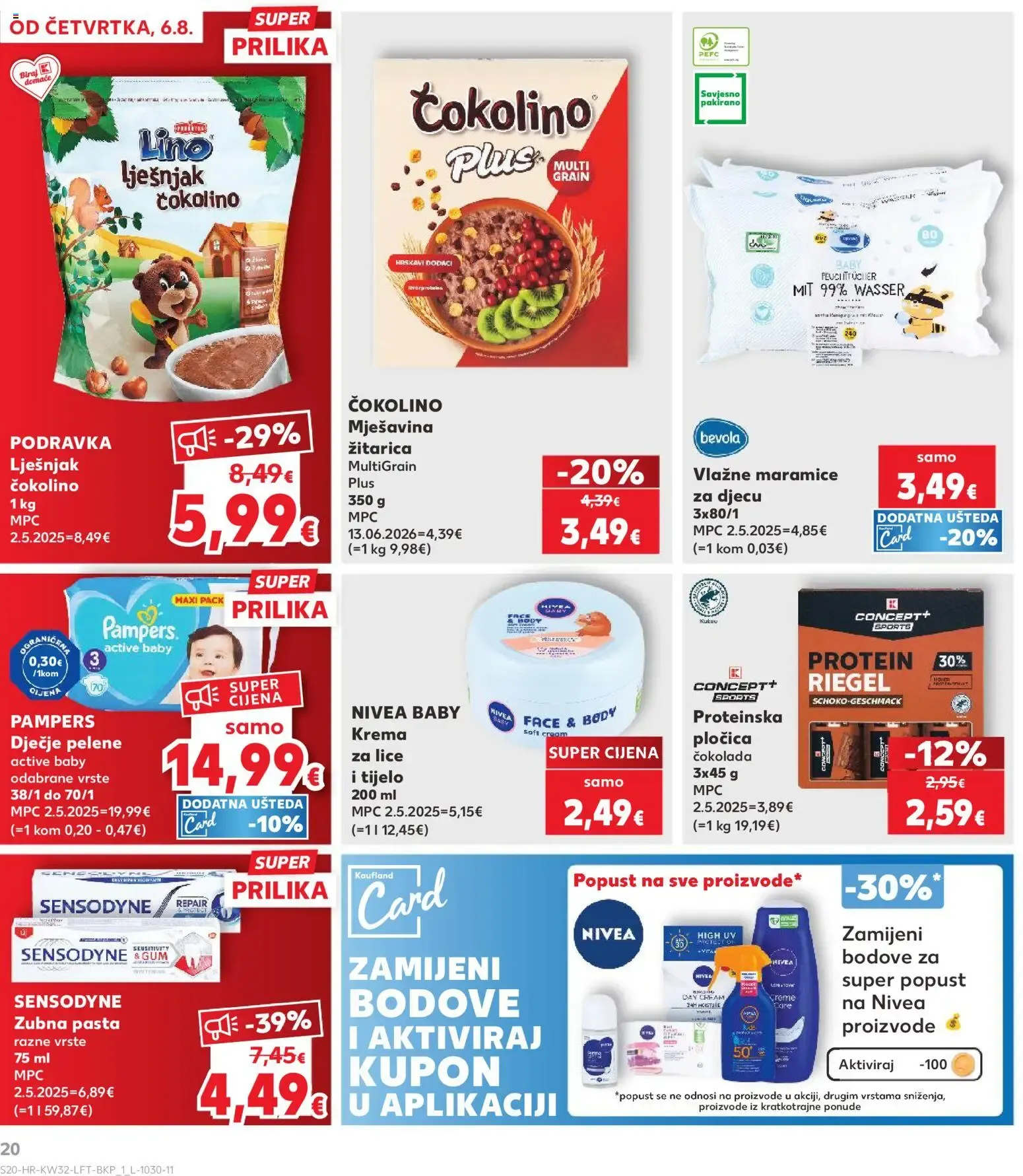 Katalog Kaufland Katalog novi od 06.08.2026 na listanje > letak digitalni od 6. kolovoza do 11. kolovoza 2026. - Pregled Stranica 20