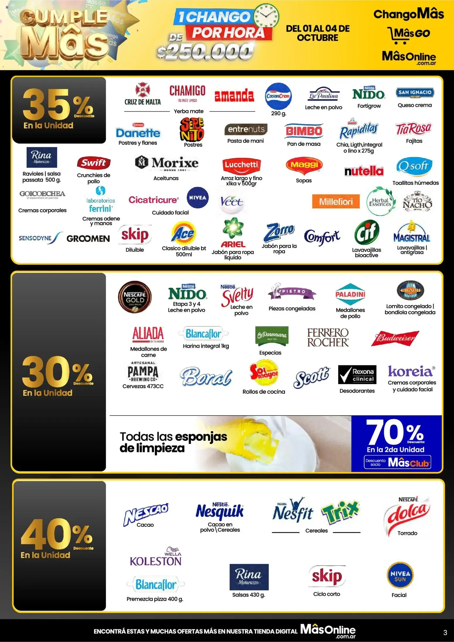 Ofertas de Changomas - Promos del finde || del 01/10/2026 - 04/10/2026 || Catálogo 1 de octubre al 4 de octubre 2026 - Página 3 del catálogo