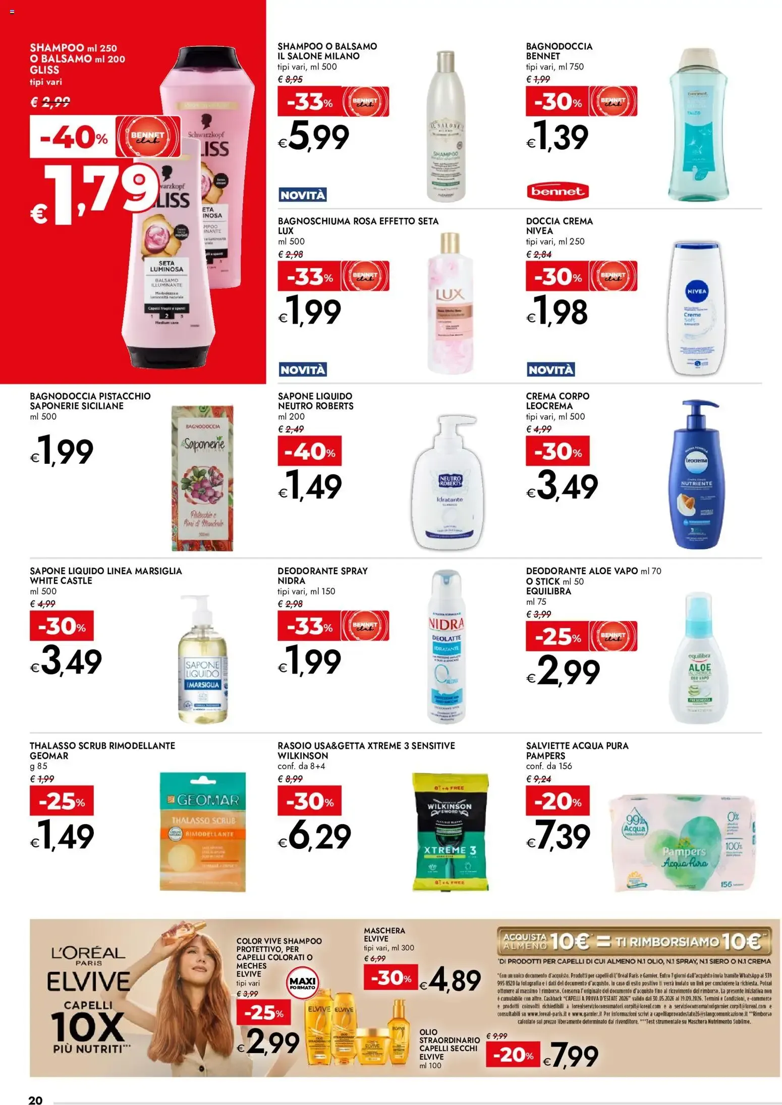 Bennet: Formato Risparmio XXL - Oferta Tonno Rio Mare da 2 luglio a 15 luglio di 2026 - Pagina del volantino 20
