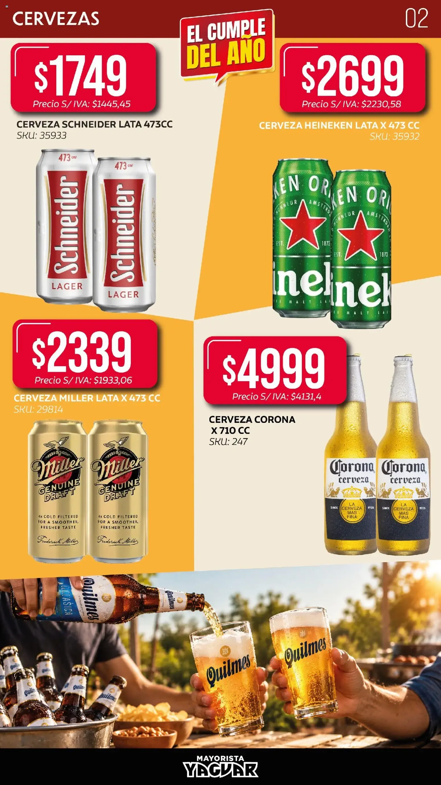 Ofertas de Yaguar - Especial Bebidas del 19/10/2026 - 01/11/2026 19 de octubre al 1 de noviembre 2026 - Página 2 del catálogo