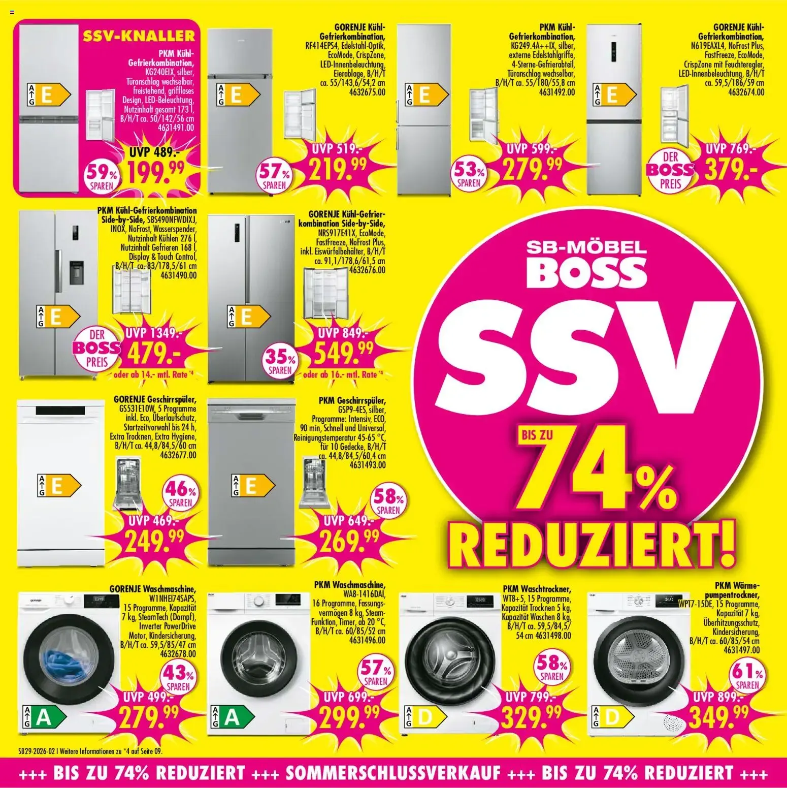 SB Möbel Boss Prospekt (ab 11.07.2026) zum Blättern von 11. Juli bis 24. Juli 2026 - Prospekt seite 2